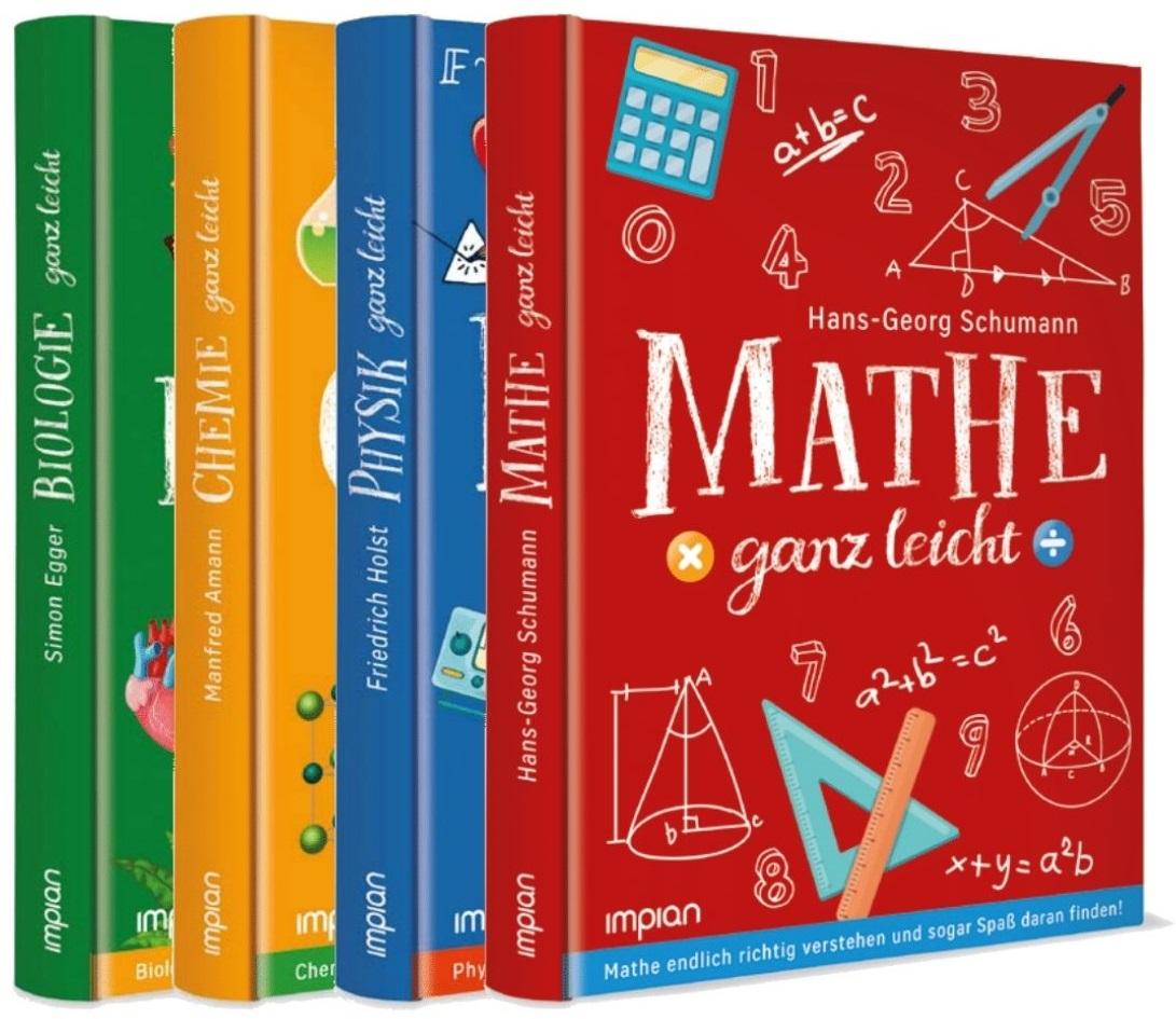 Vorderes Coverbild Mathe, Physik, Chemie und Biologie ganz leicht im Paket