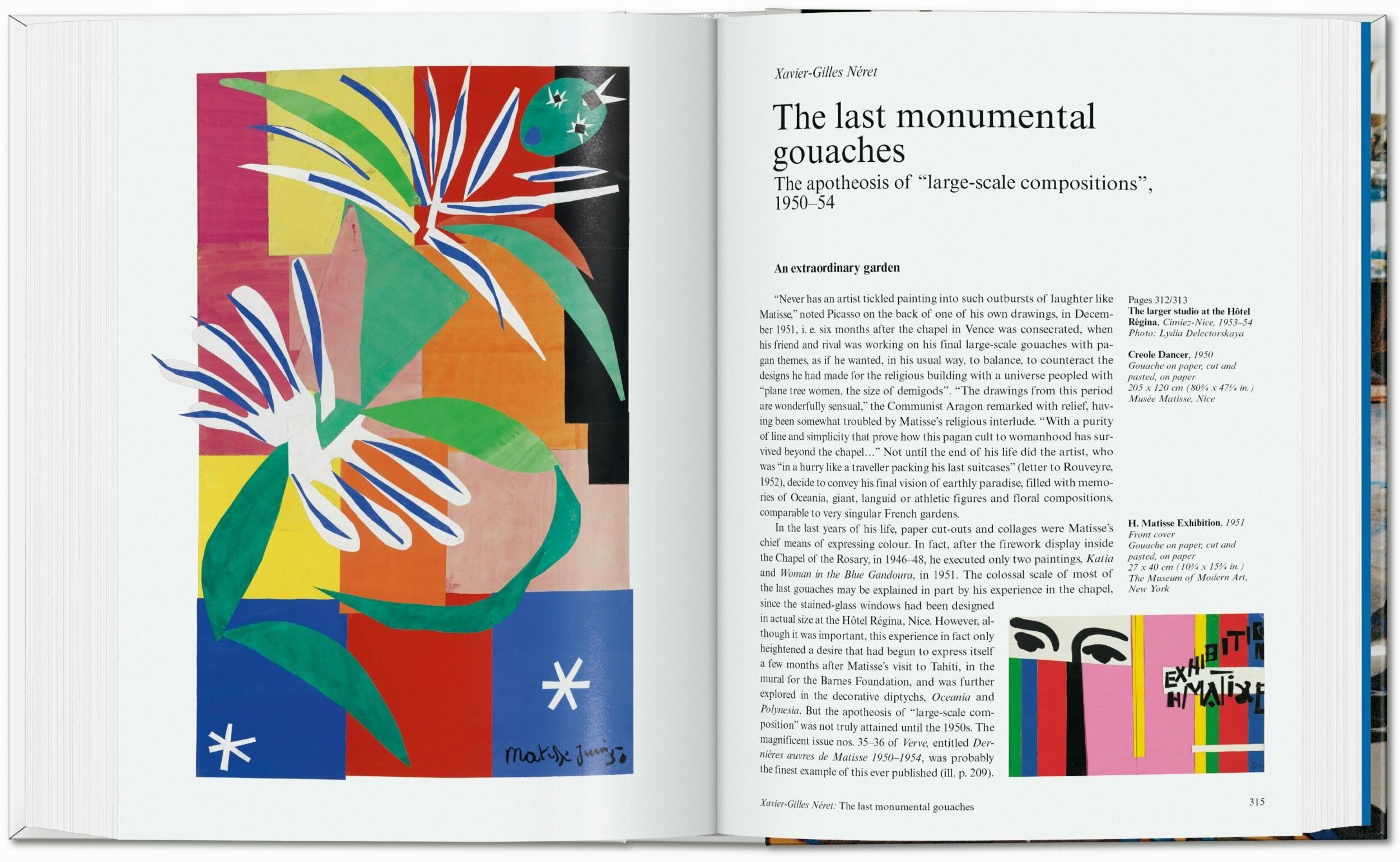 Beispielinhalt (Bild) Henri Matisse. Cut-Outs. Zeichnen mit der Schere. 40th Ed.