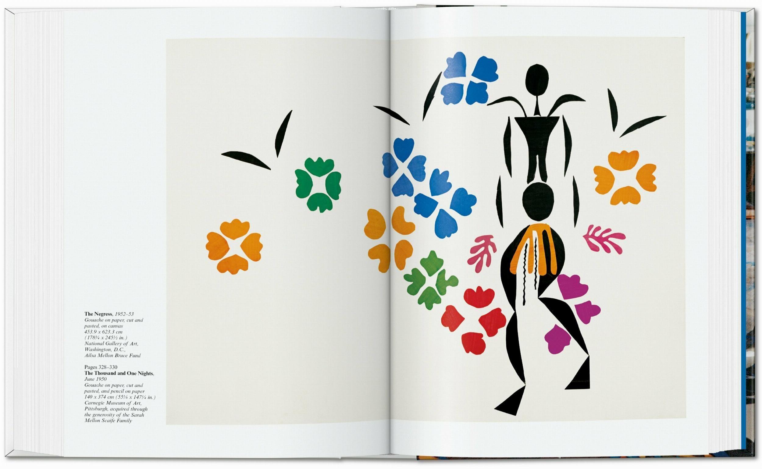 Beispielinhalt (Bild) Henri Matisse. Cut-Outs. Zeichnen mit der Schere. 40th Ed.