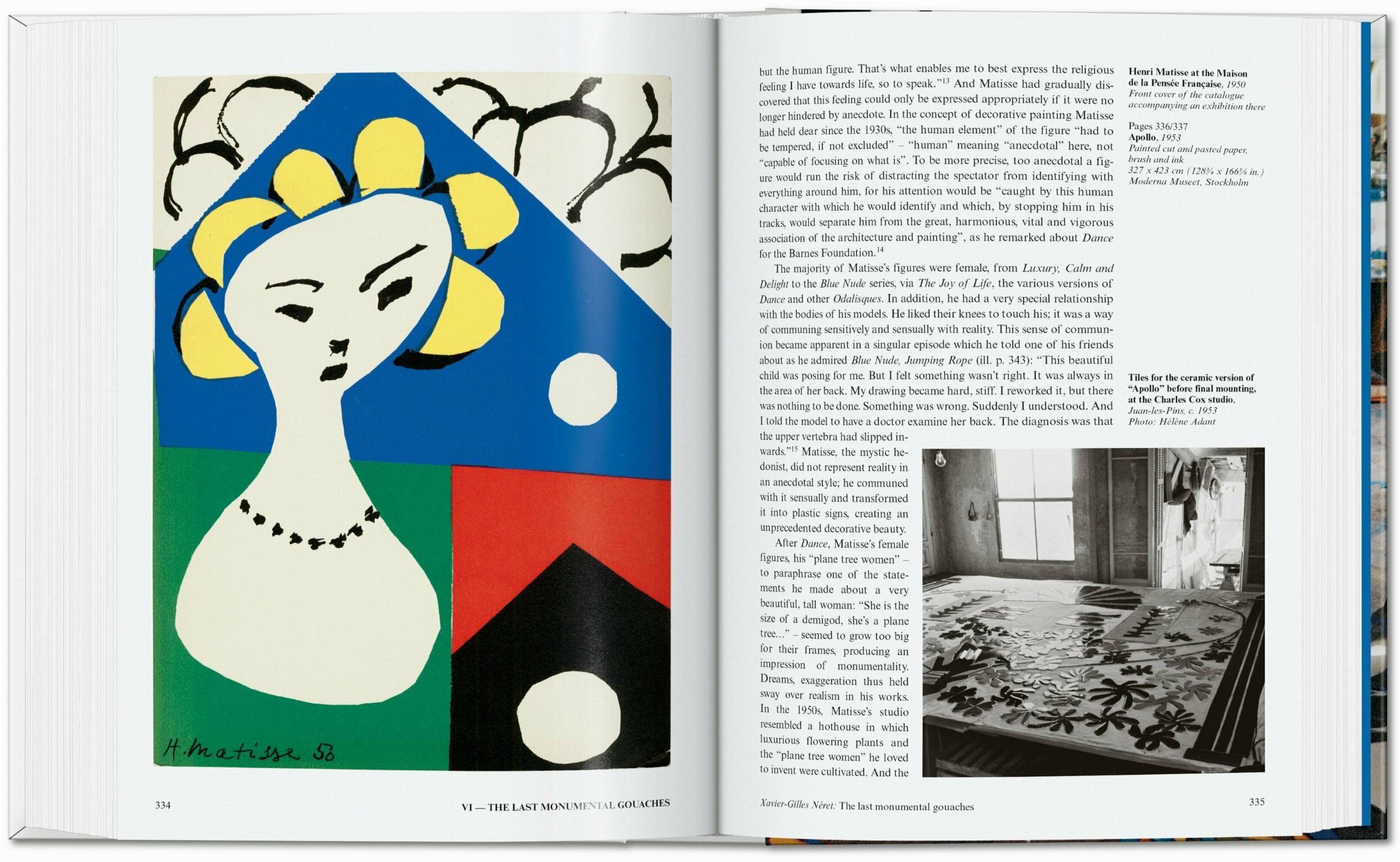 Beispielinhalt (Bild) Henri Matisse. Cut-Outs. Zeichnen mit der Schere. 40th Ed.