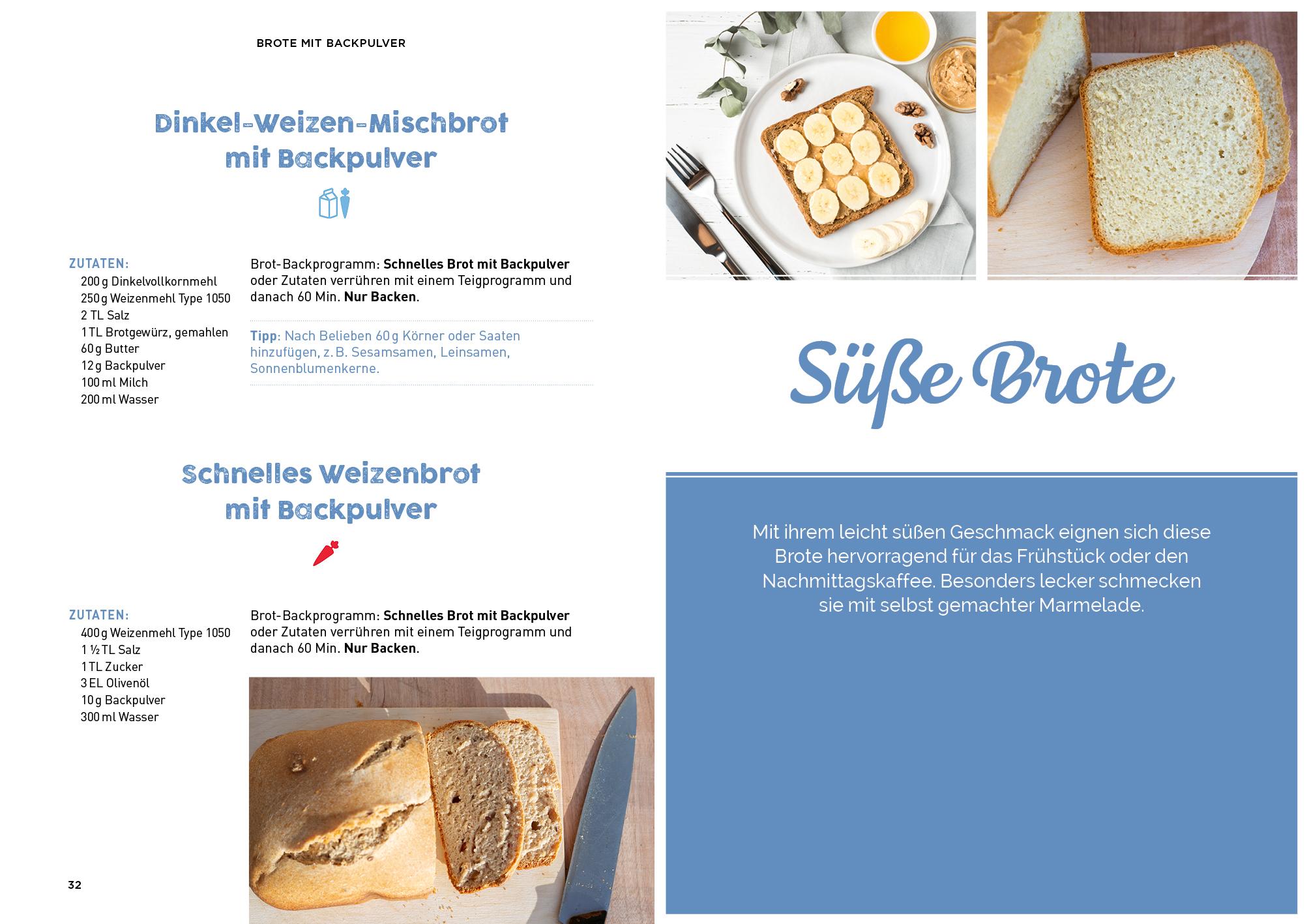 Beispielinhalt (Bild) Brotbackautomat - Das Rezeptbuch