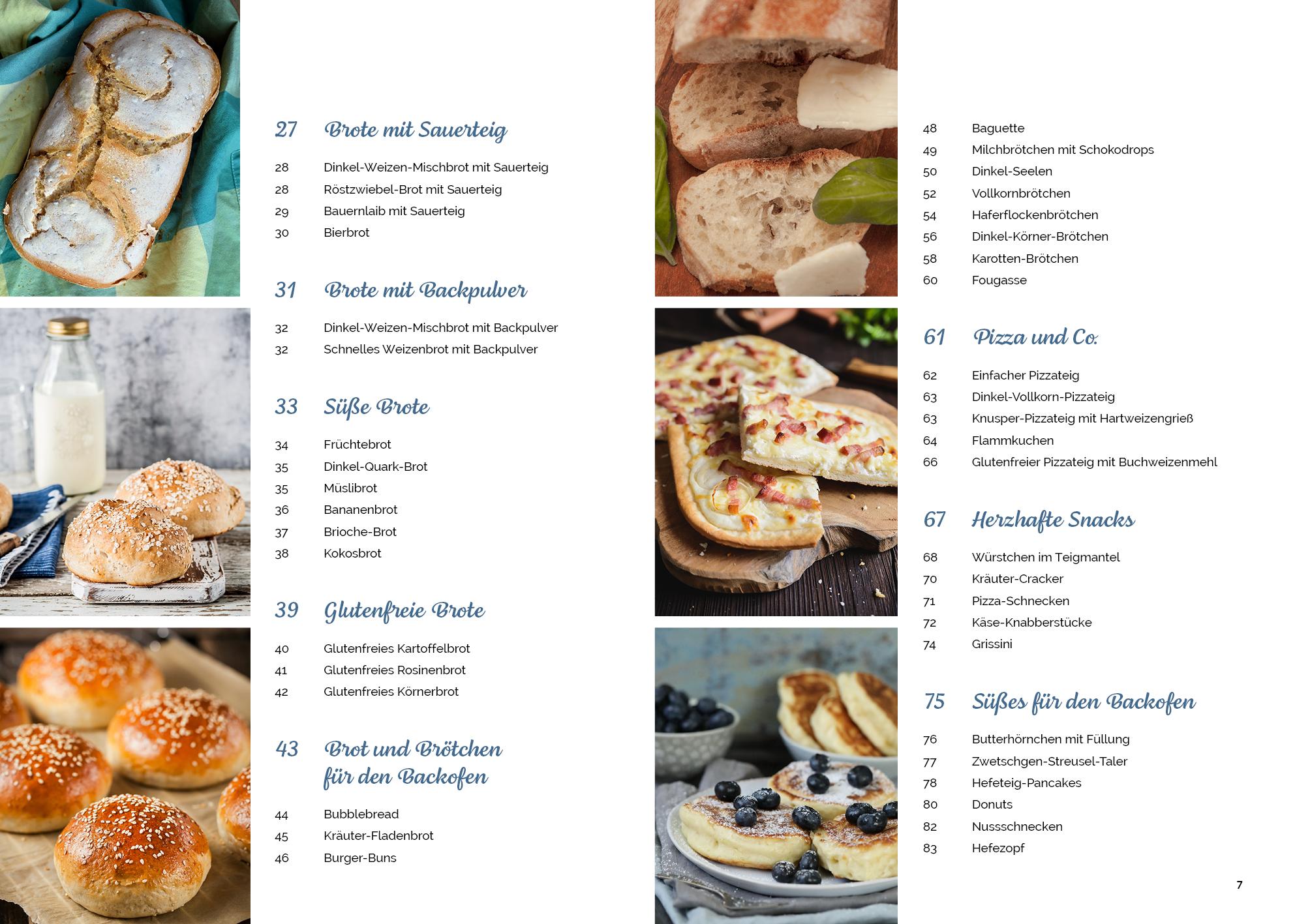 Beispielinhalt (Bild) Brotbackautomat - Das Rezeptbuch