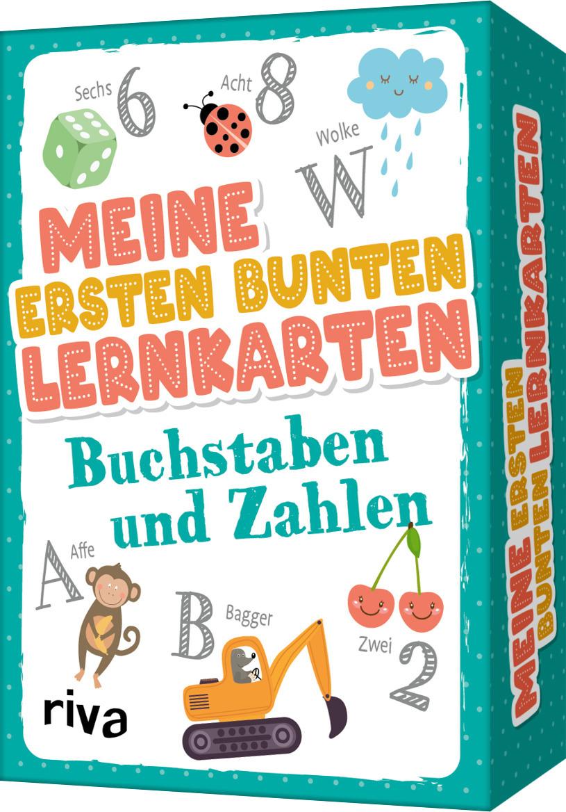 Vorderes Coverbild Meine ersten bunten Lernkarten - Buchstaben und Zahlen