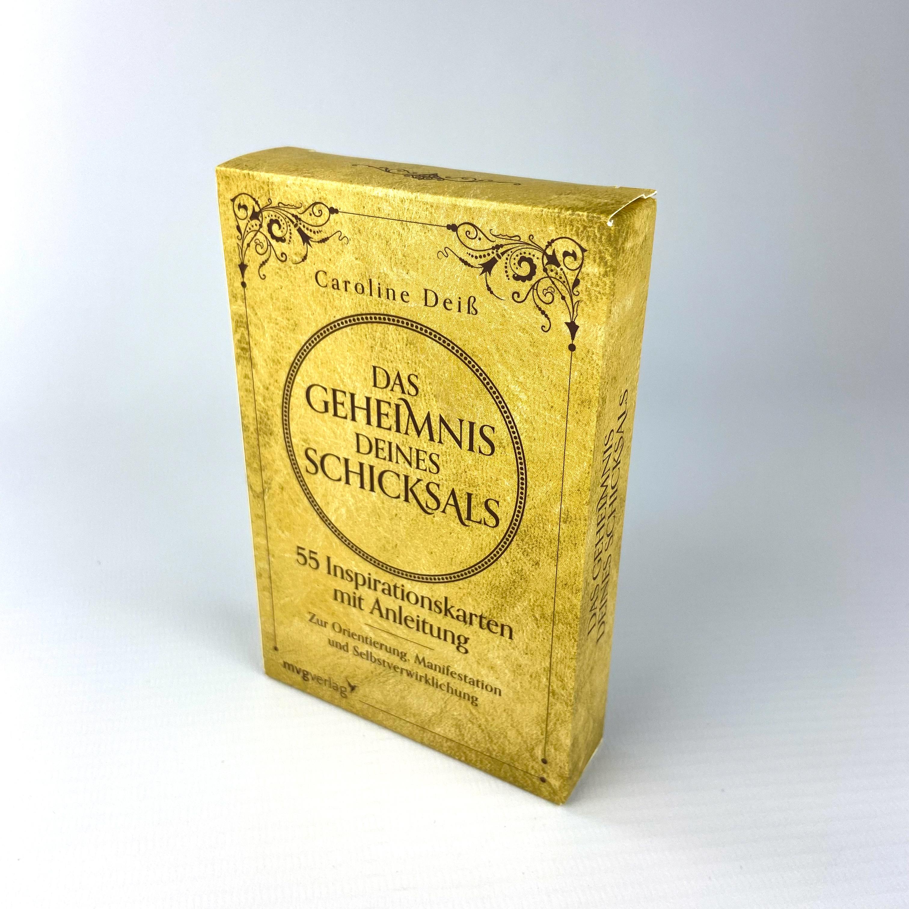 Beispielinhalt (Bild) Das Geheimnis deines Schicksals  55 Inspirationskarten mit Anleitung