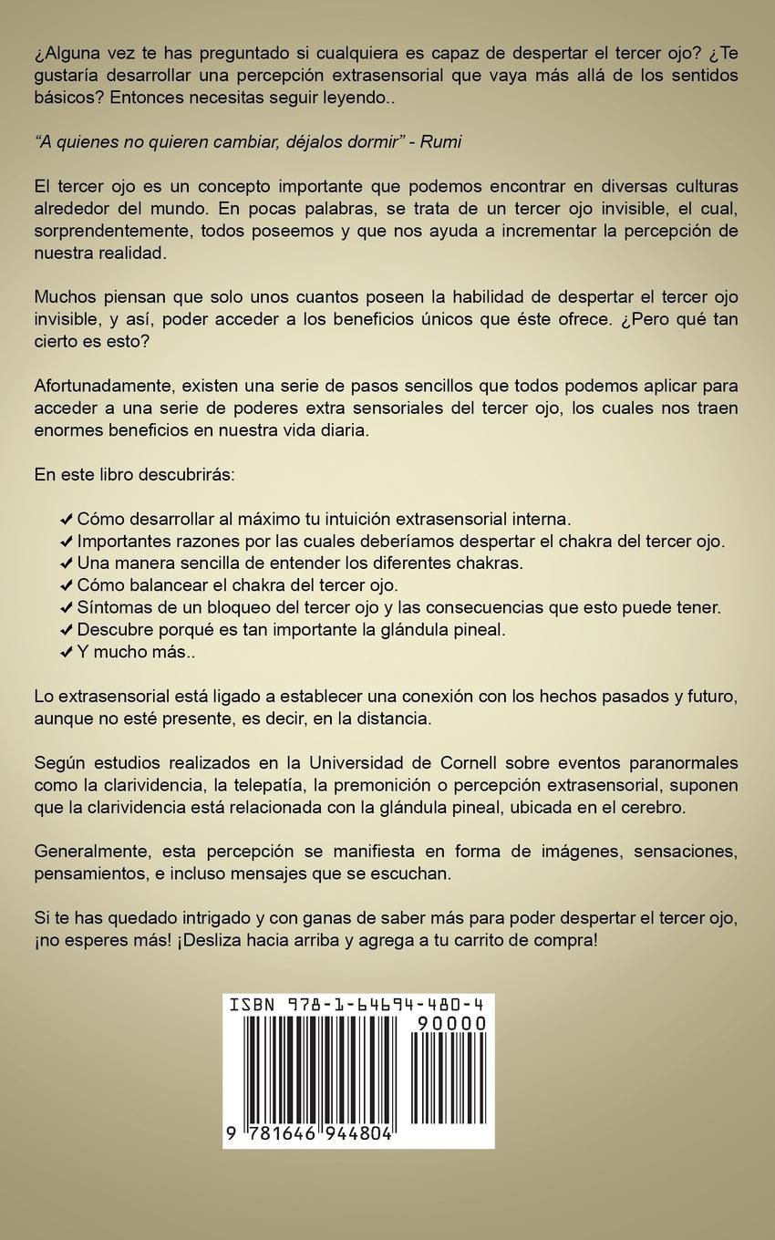 Rückseitencover Guía del Tercer Ojo en Español