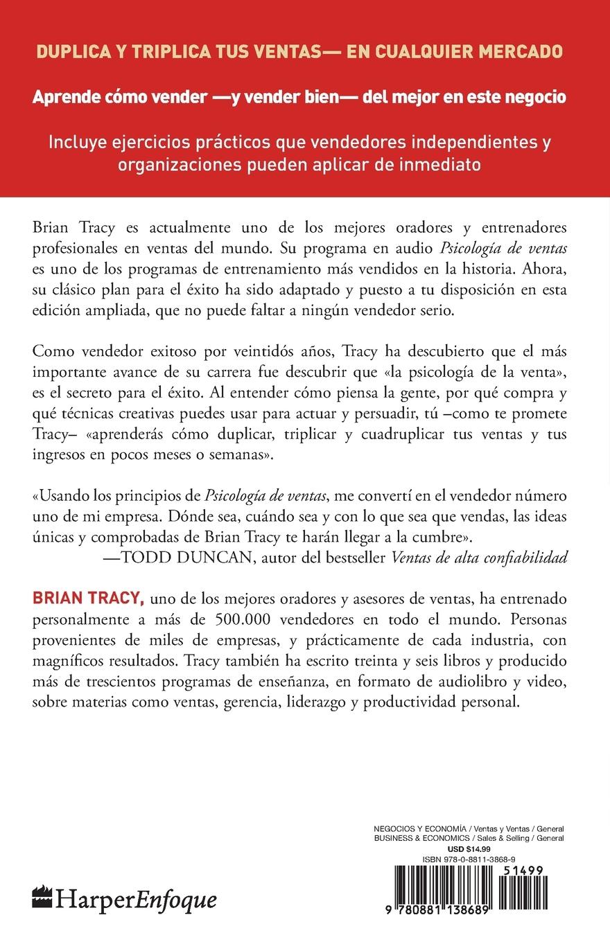 Rückseitencover La Psicolog¿¿a de Ventas