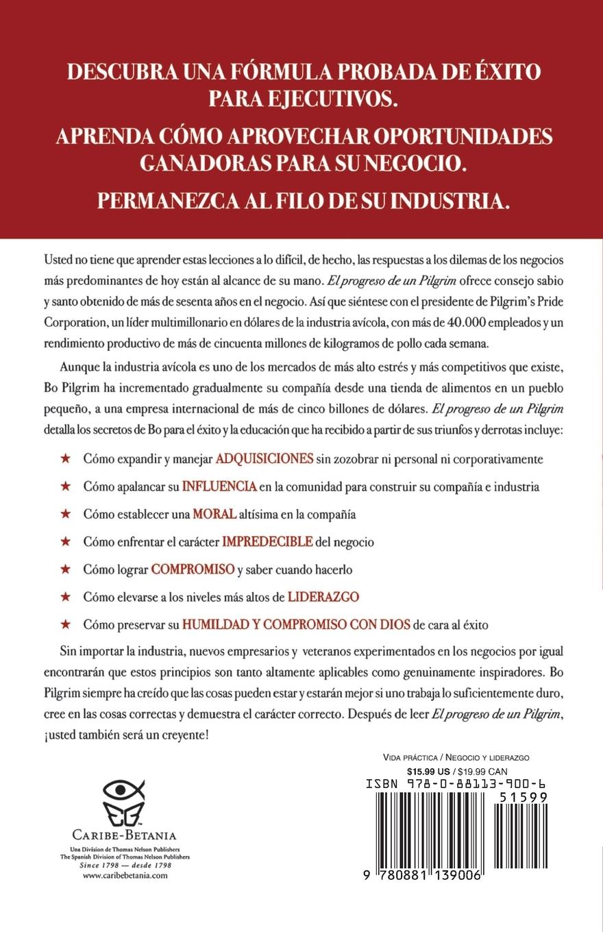 Rückseitencover La El Progreso de Un Pilgrim