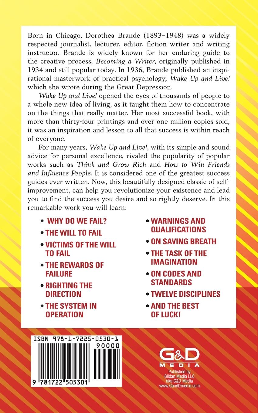 Rückseitencover Wake Up and Live!