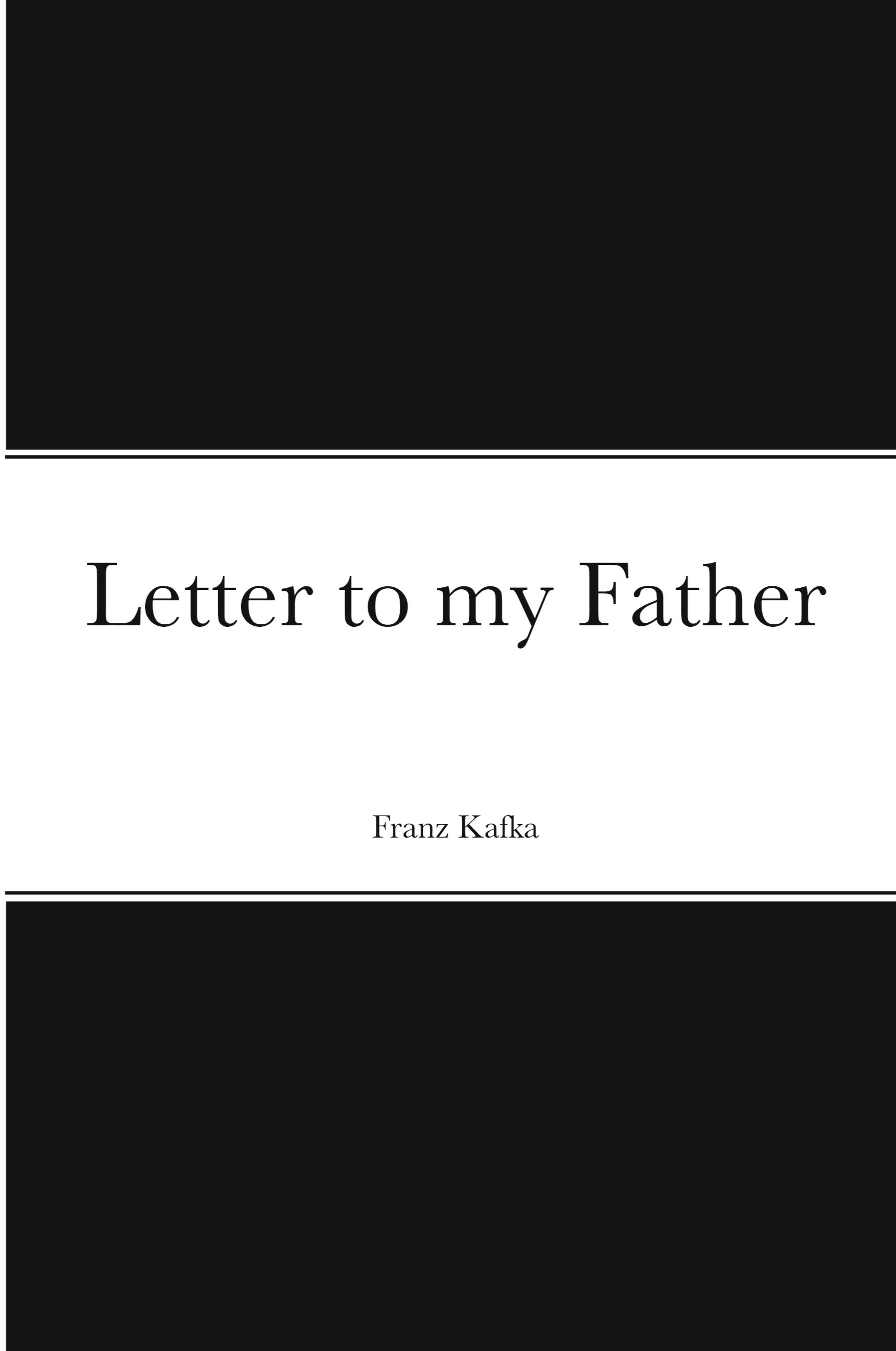 Vorderes Coverbild Letter to my Father