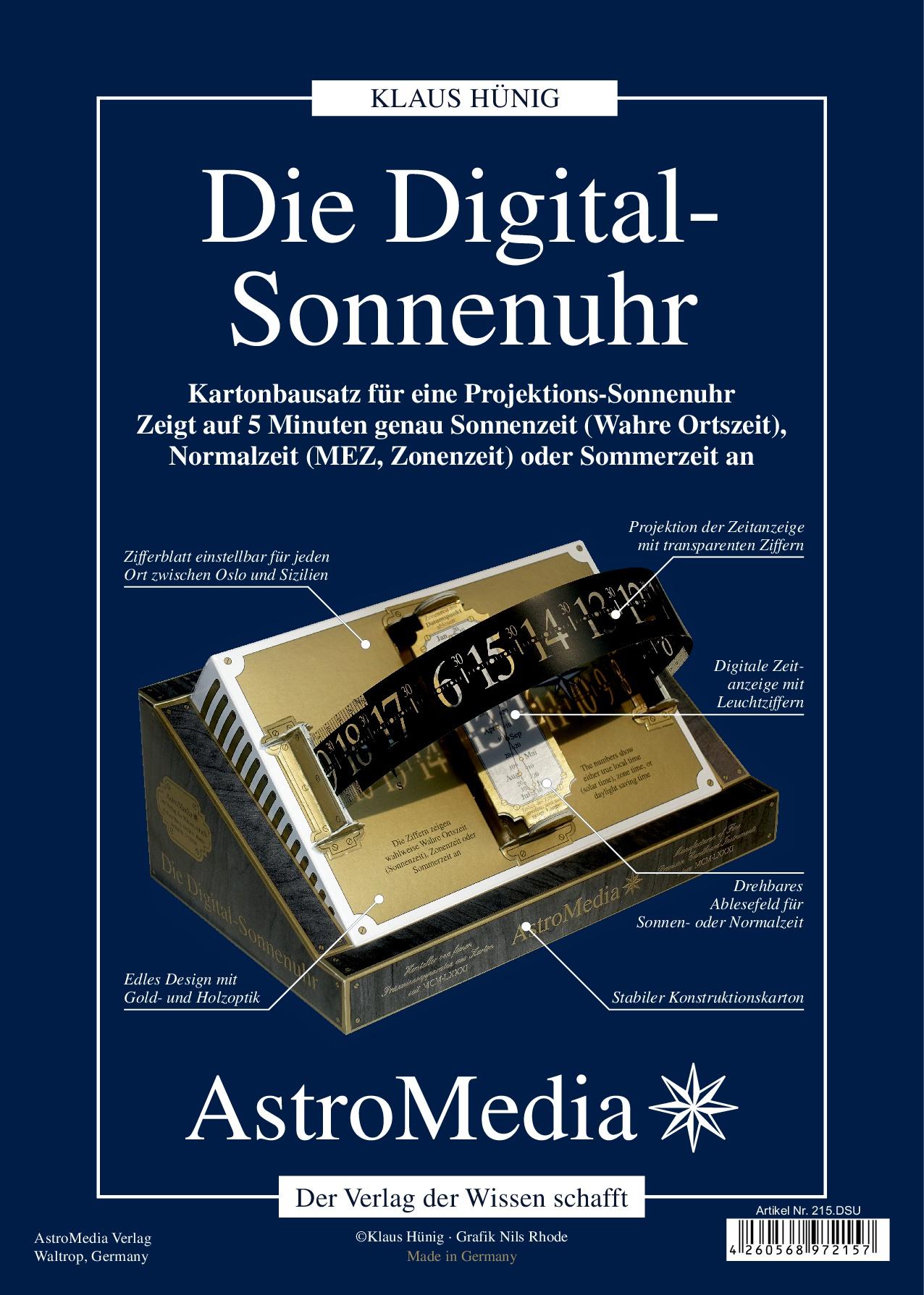 Vorderes Coverbild Die Digital-Sonnenuhr