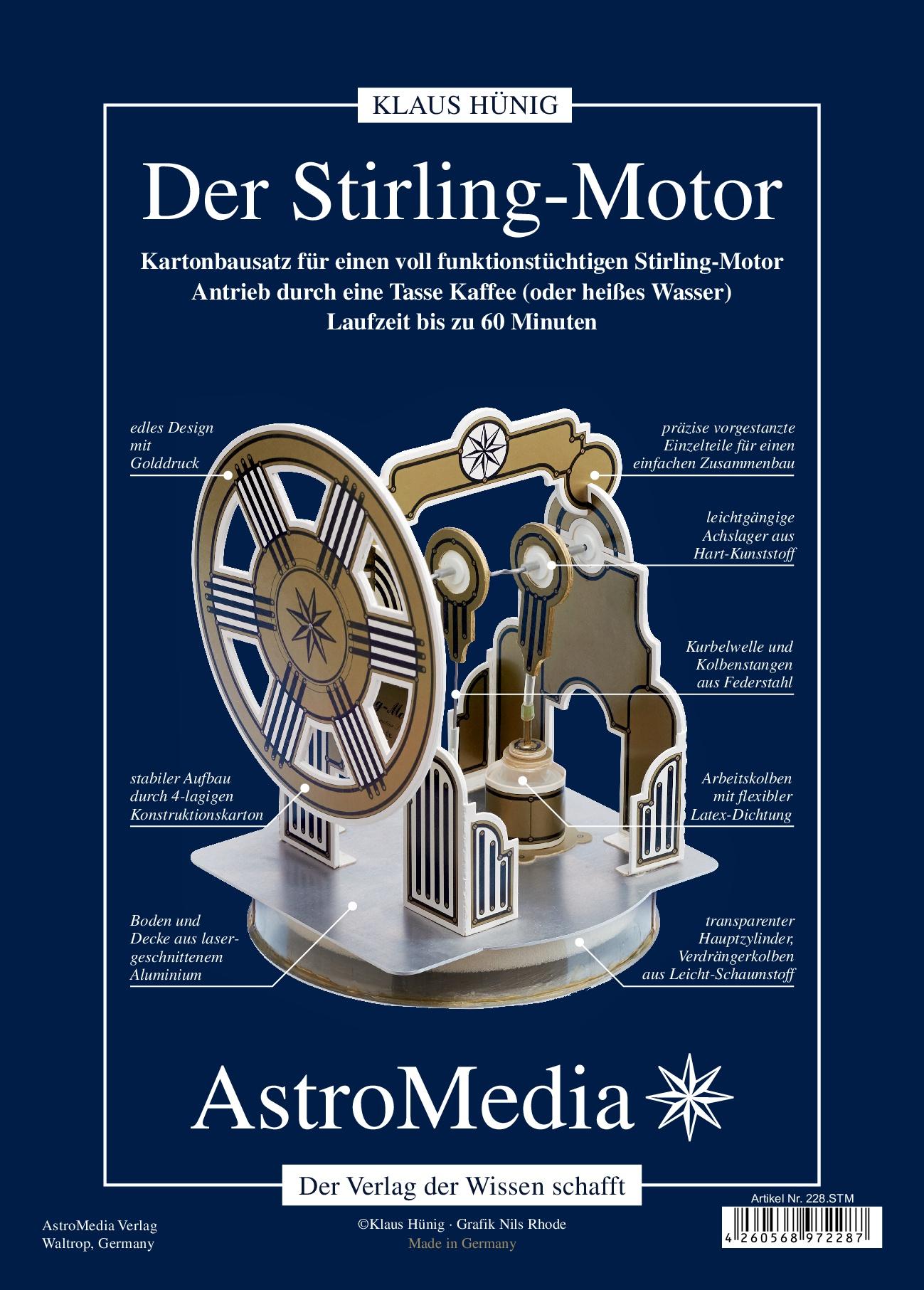Vorderes Coverbild Der Stirling-Motor