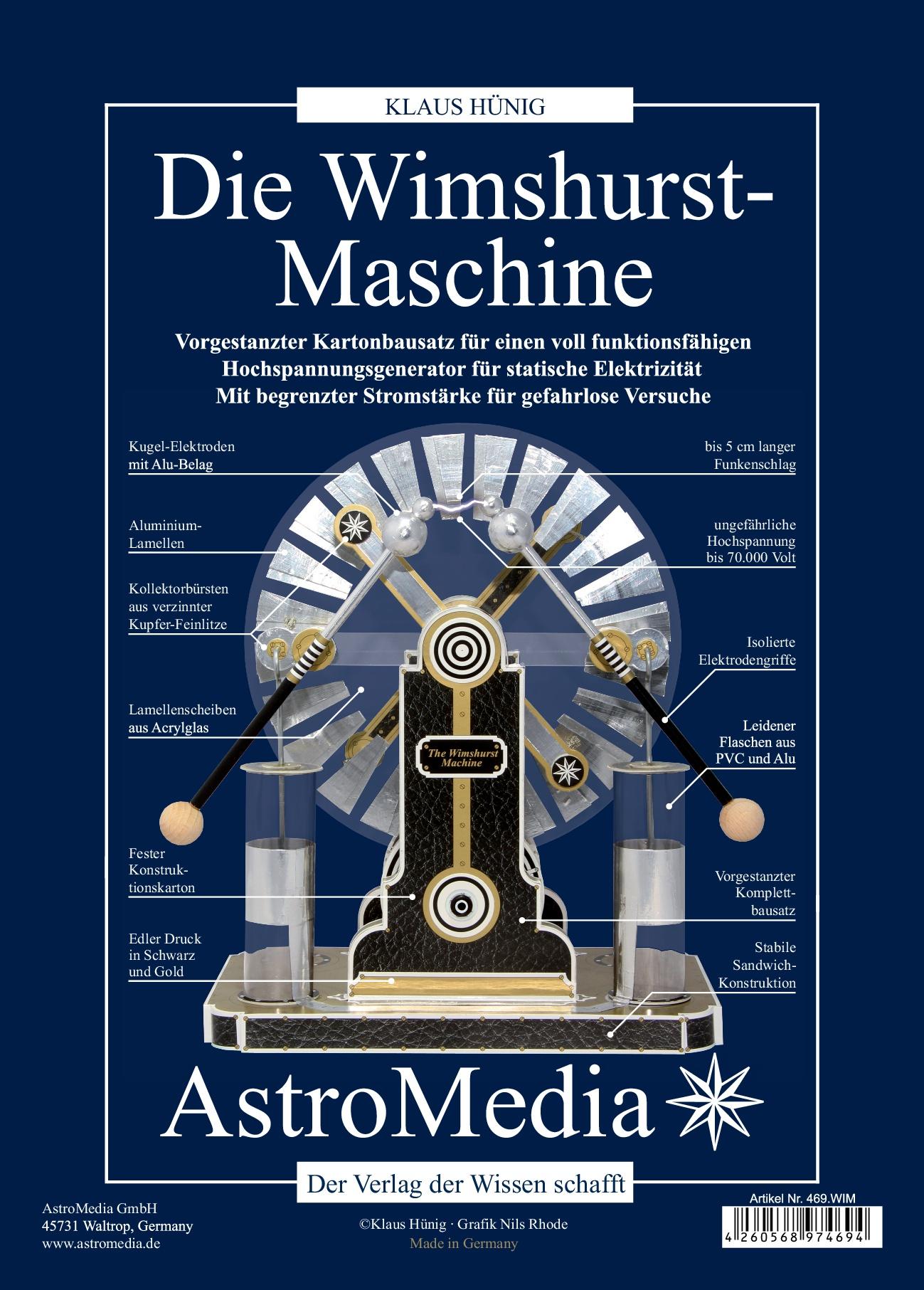 Vorderes Coverbild Die Wimshurst-Maschine