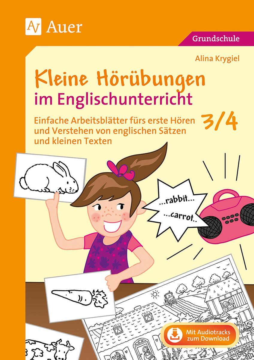 Vorderes Coverbild Kleine Hörübungen im Englischunterricht 3/4