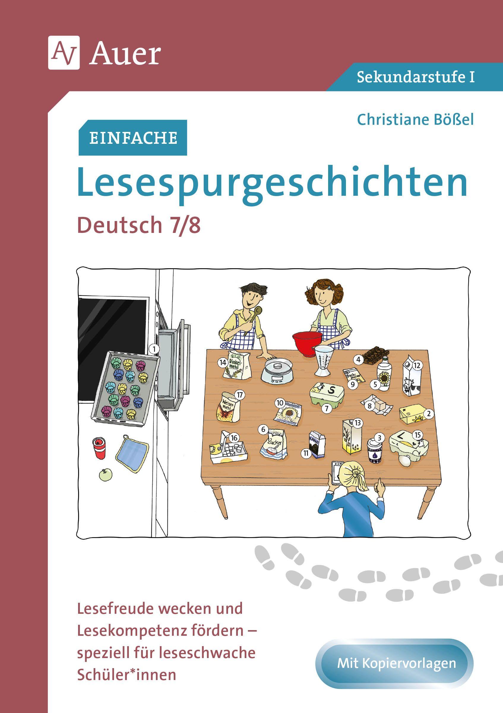 Vorderes Coverbild Einfache Lesespurgeschichten Deutsch 7-8