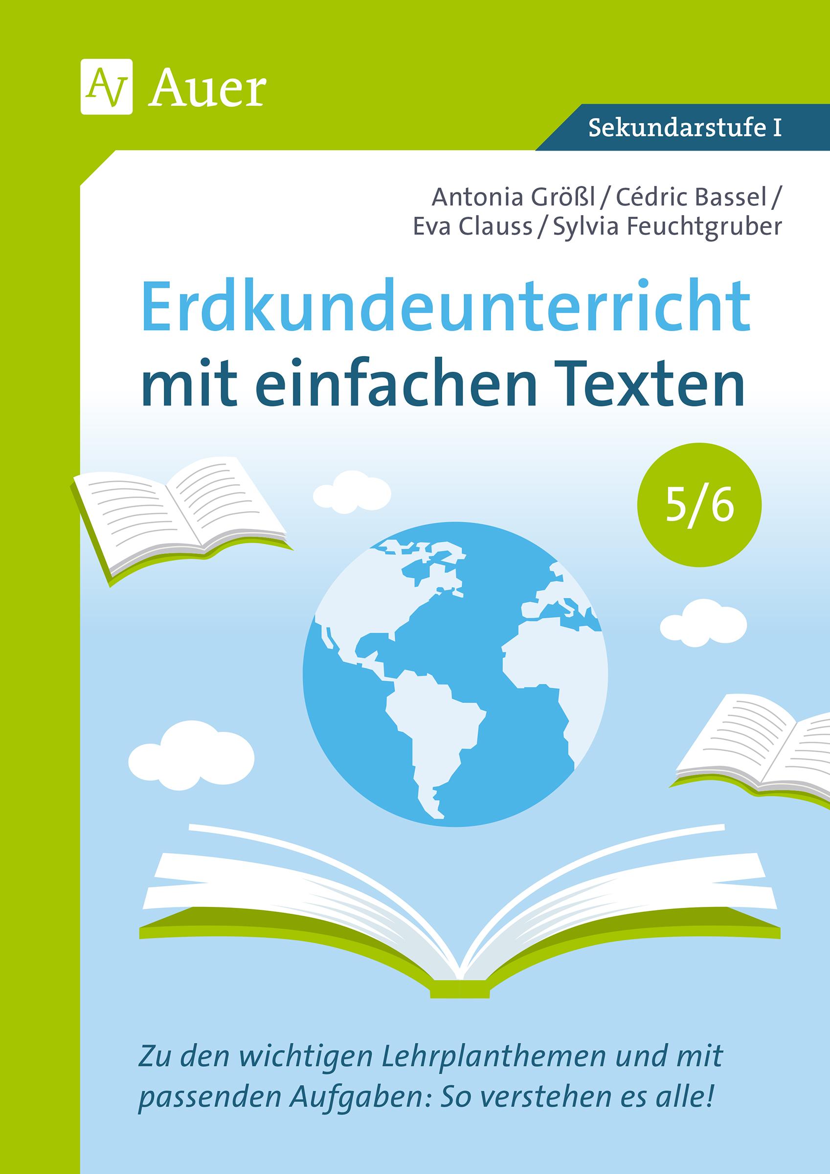 Vorderes Coverbild Erdkundeunterricht mit einfachen Texten 5-6