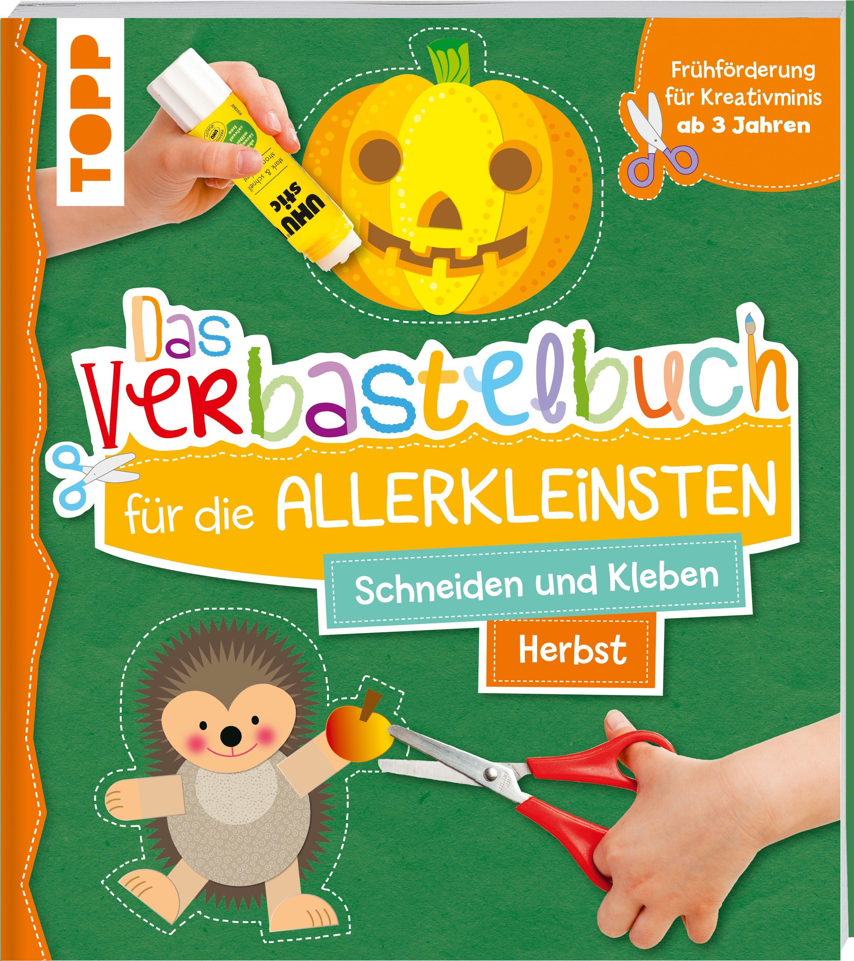 Vorderes Coverbild Das Verbastelbuch für die Allerkleinsten. Schneiden und Kleben. Herbst