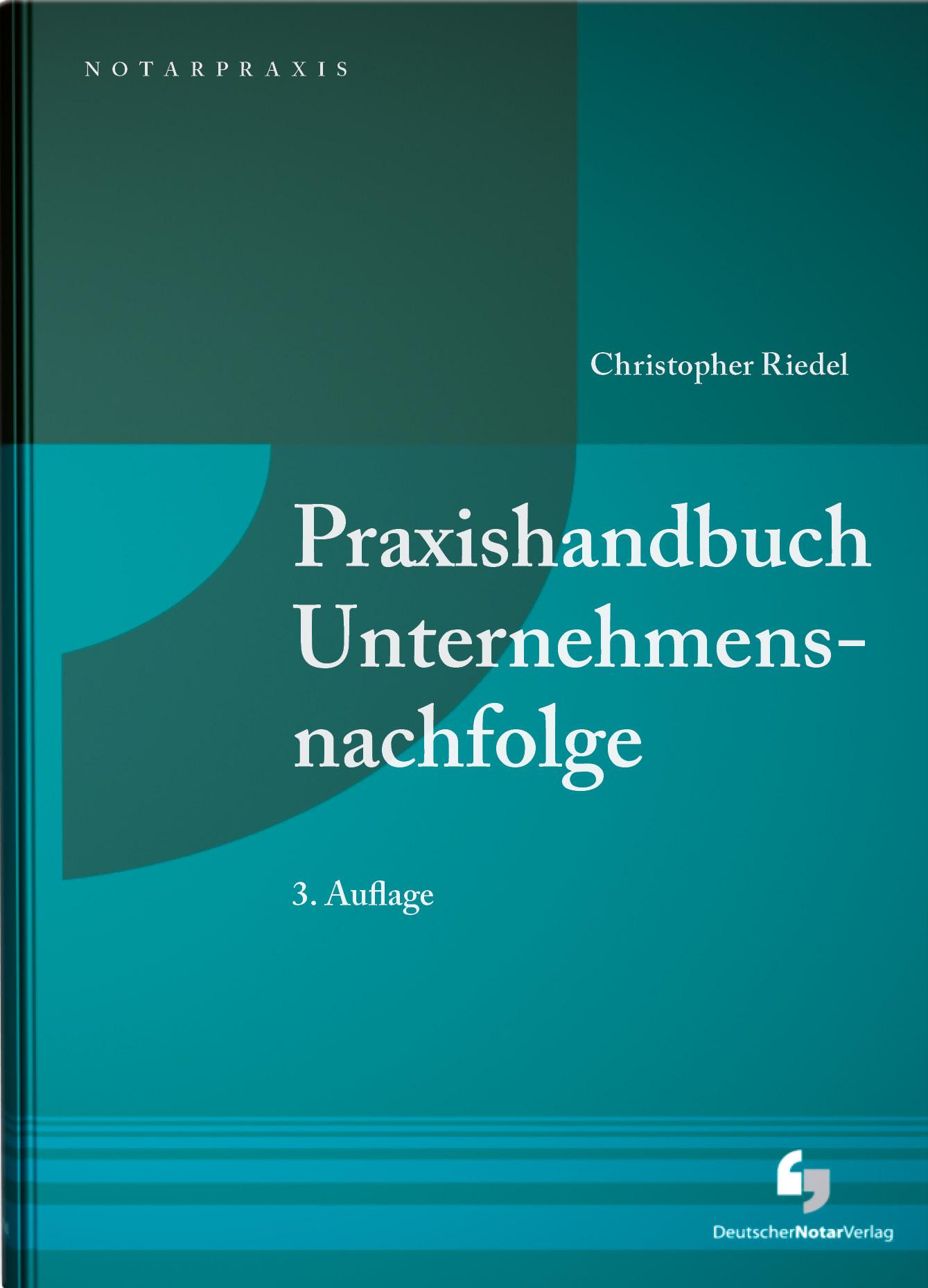 Vorderes Coverbild Praxishandbuch Unternehmensnachfolge