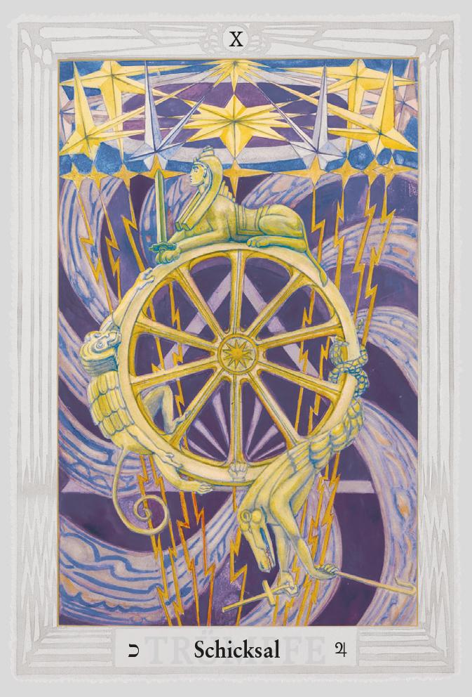 Beispielinhalt (Bild) Aleister Crowley Thoth Tarot (Standard Ausgabe, Deutsch, DE)