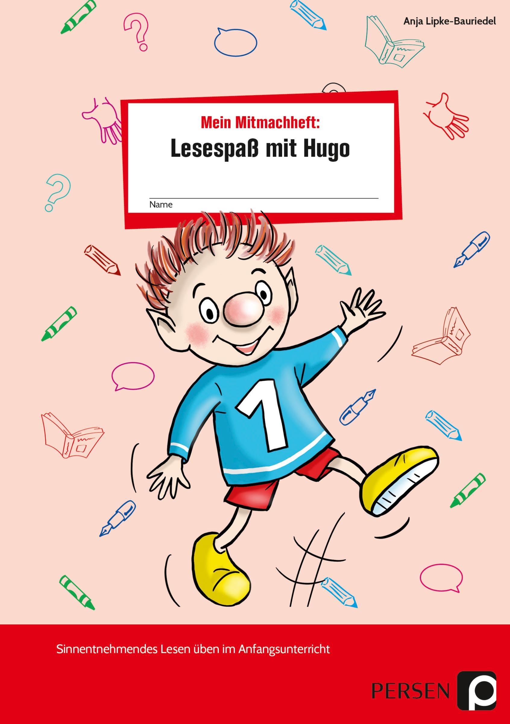 Vorderes Coverbild Mein Mitmachheft 1: Lesespaß mit Hugo