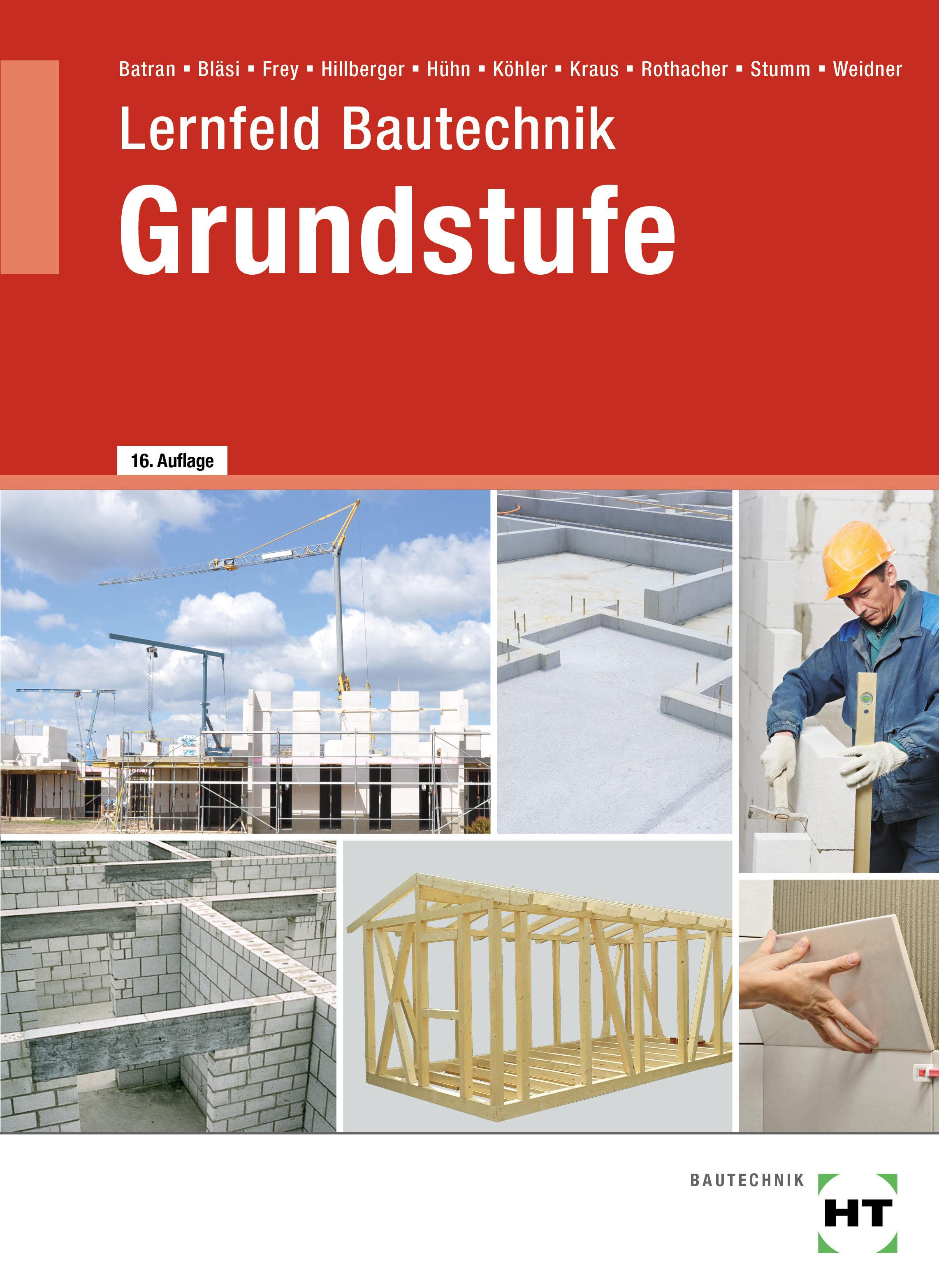 Vorderes Coverbild Lernfeld Bautechnik Grundstufe