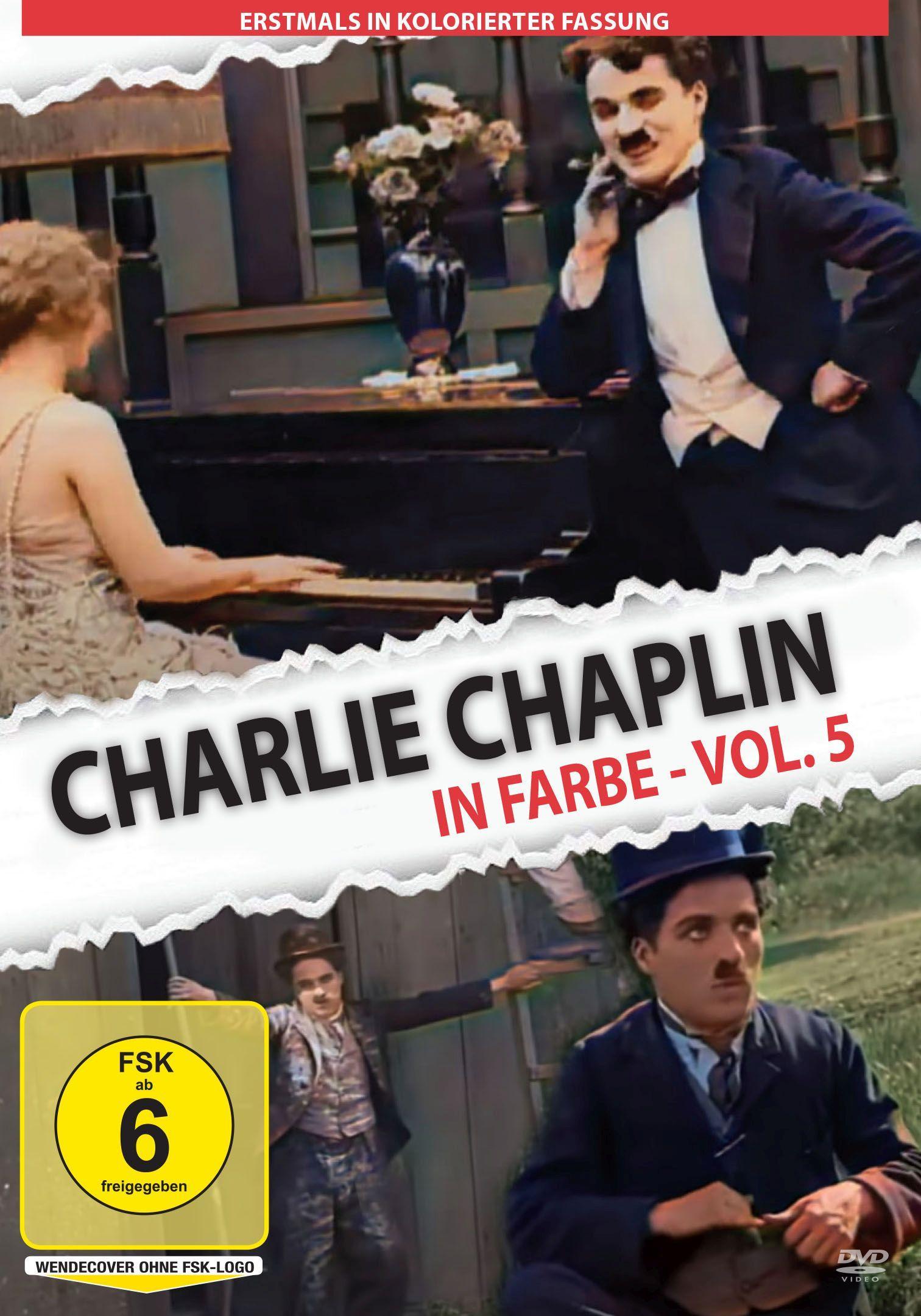 Vorderes Coverbild Charlie Chaplin in Farbe