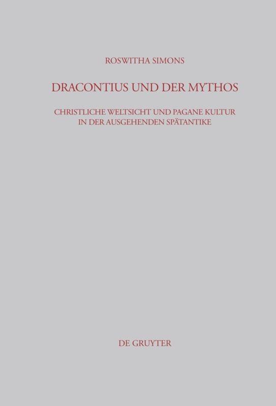 Vorderes Coverbild Dracontius und der Mythos