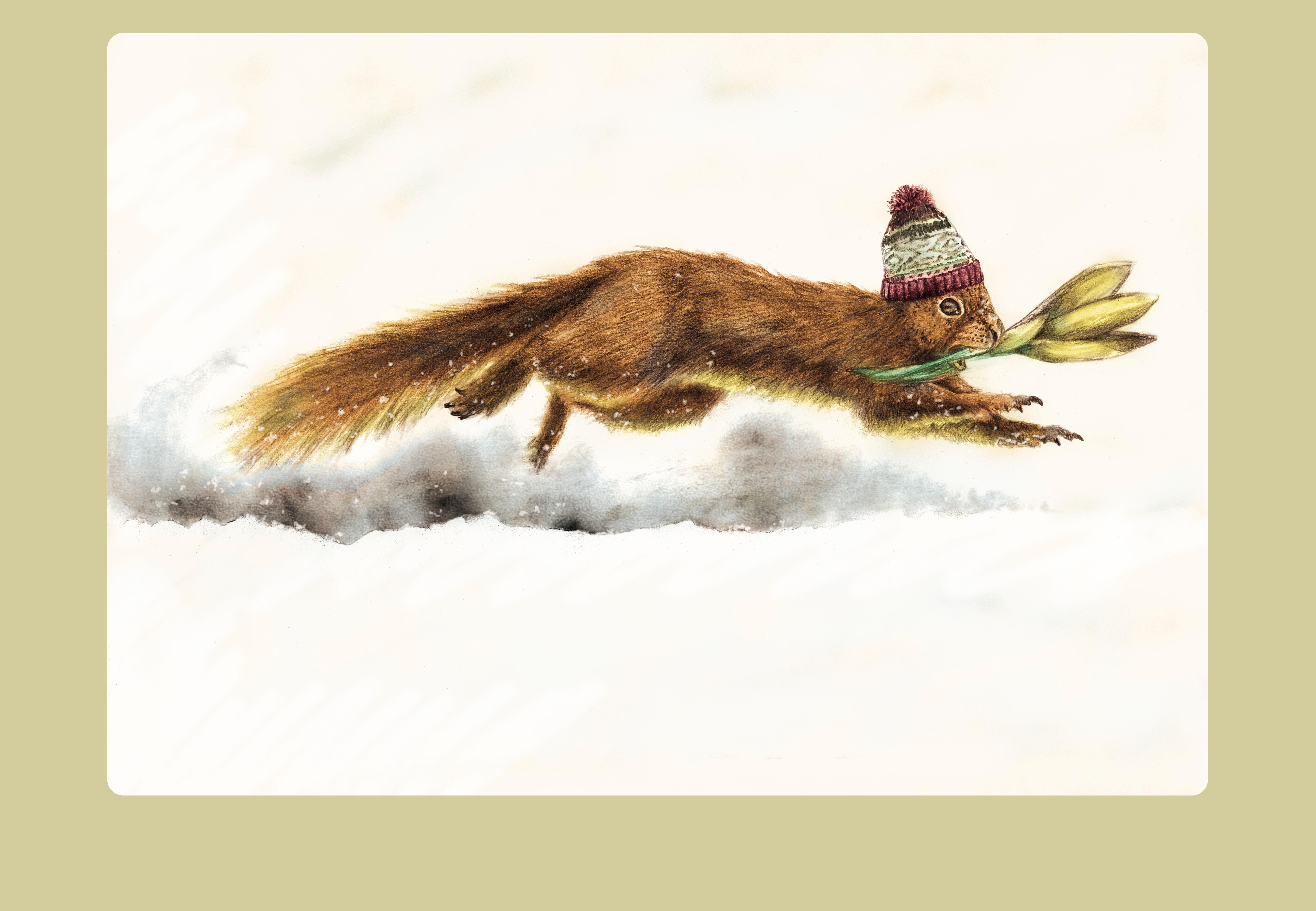 Beispielinhalt (Bild) Auf der Suche nach dem Schneemann