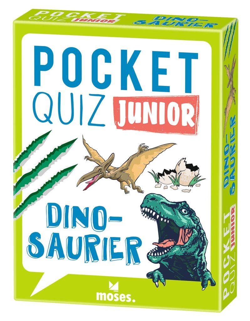 Vorderes Coverbild Pocket Quiz junior Dinosaurier