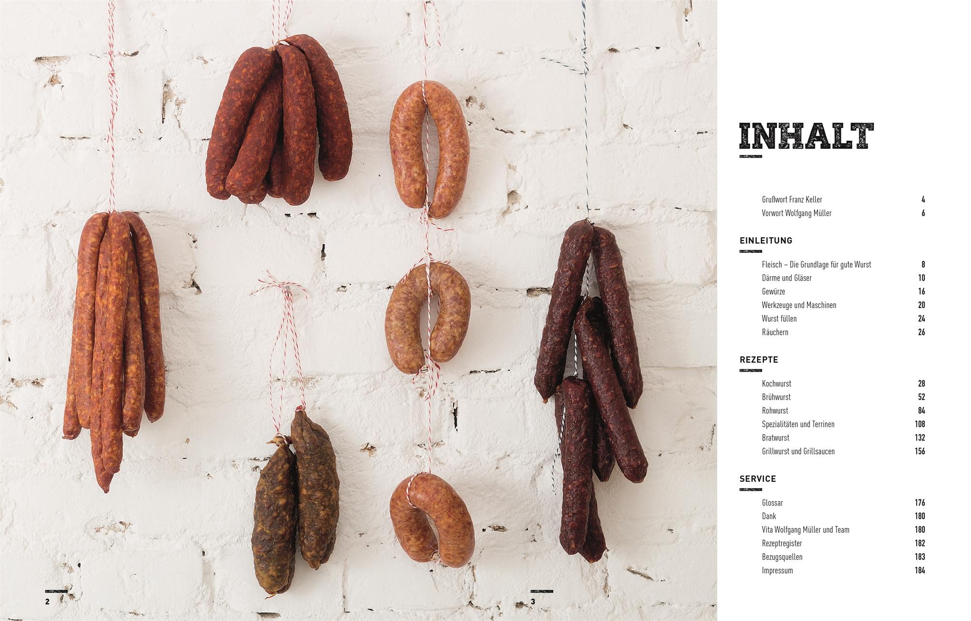 Beispielinhalt (Bild) Wurst herstellen
