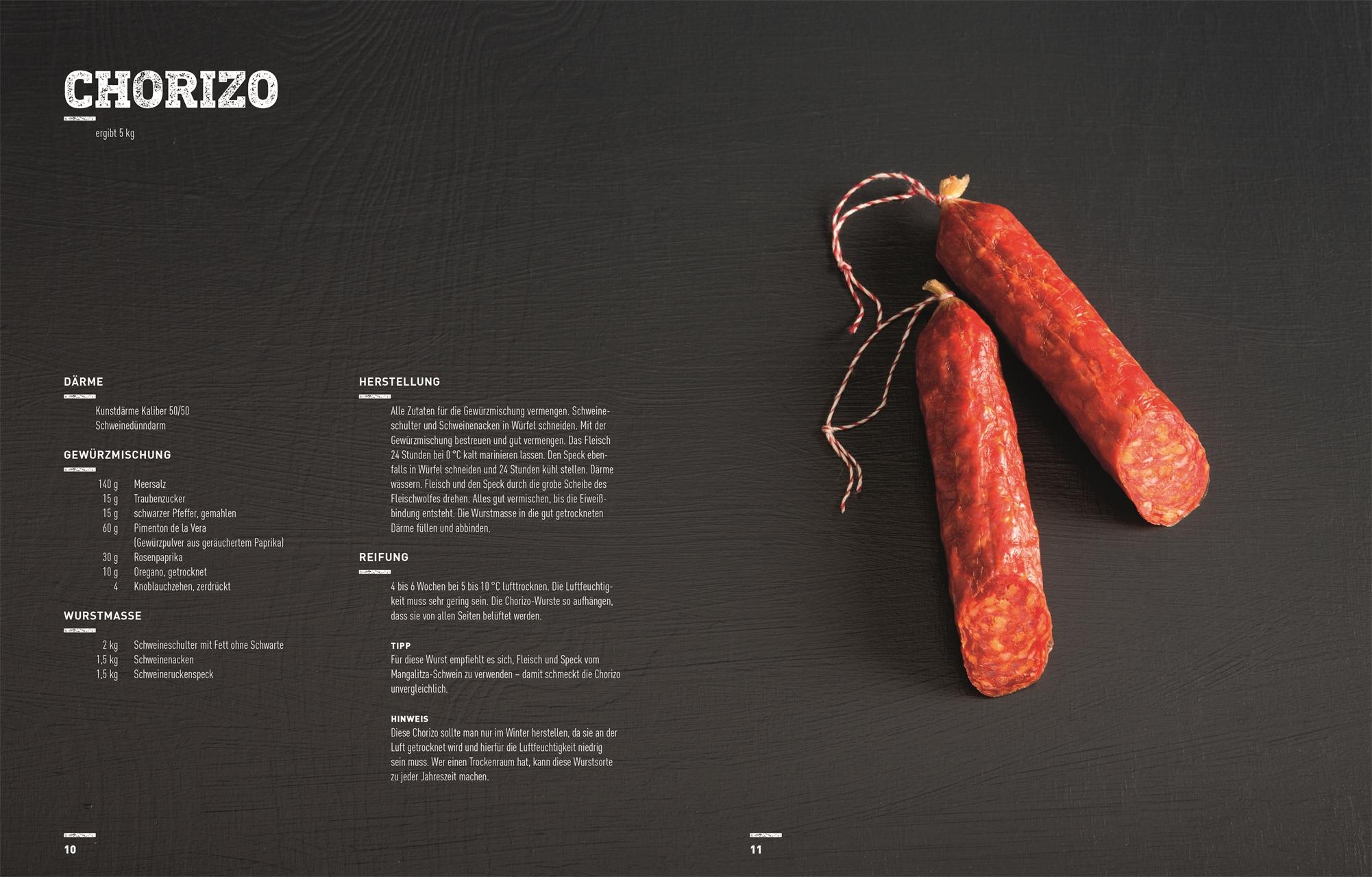 Beispielinhalt (Bild) Wurst herstellen