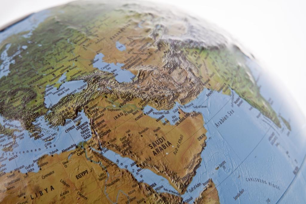 Beispielinhalt (Bild) Relief-Leuchtglobus (FR 30 10)