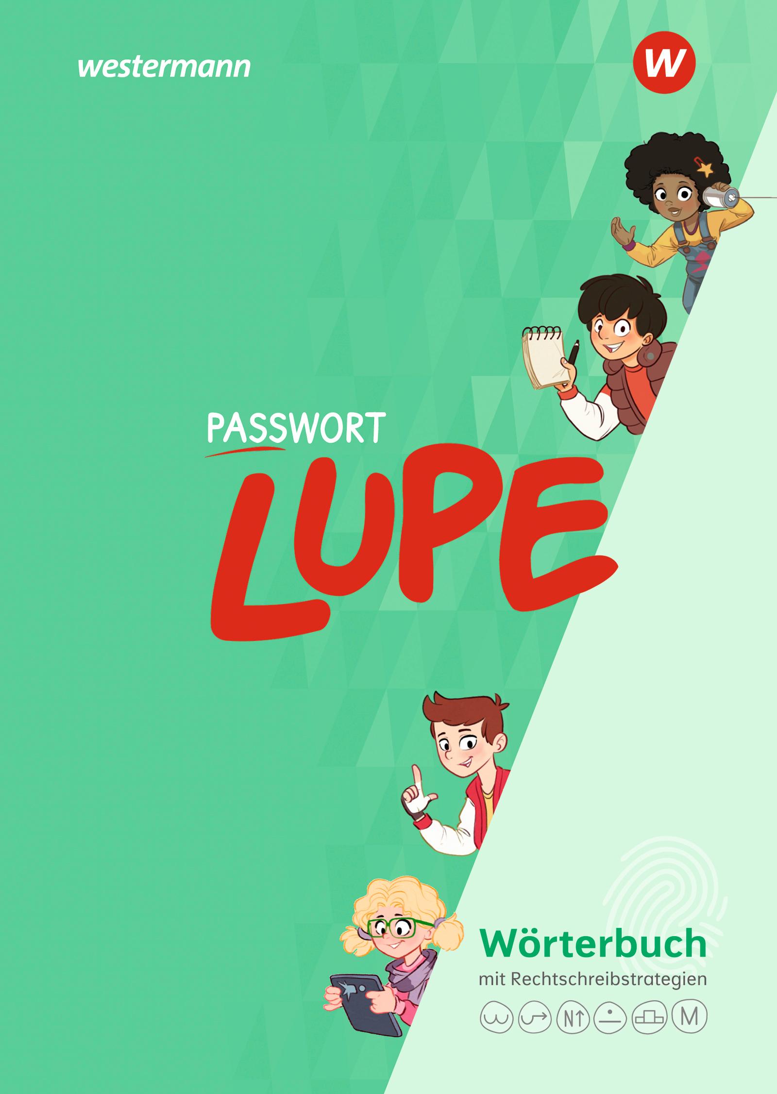 Vorderes Coverbild PASSWORT LUPE - Sprachbuch. Wörterbuch