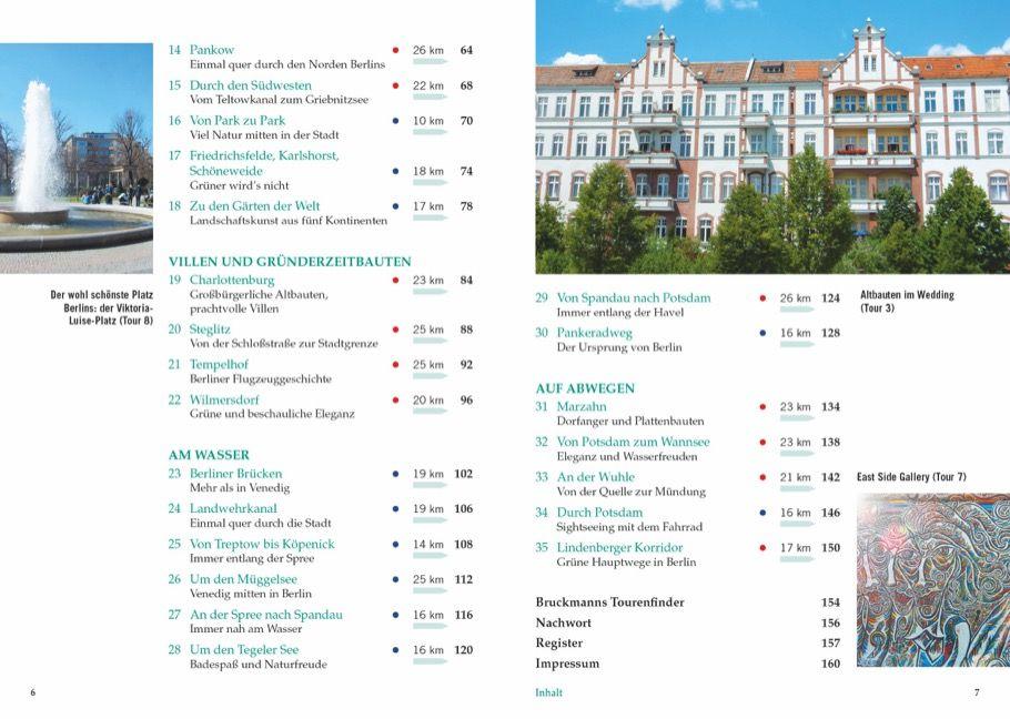 Beispielinhalt (Bild) Radtouren für Langschläfer Berlin