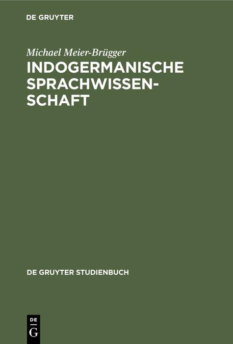 Vorderes Coverbild Indogermanische Sprachwissenschaft
