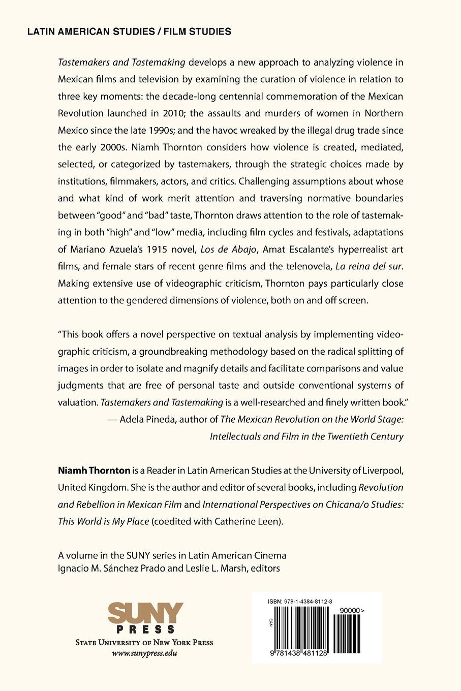 Rückseitencover Tastemakers and Tastemaking