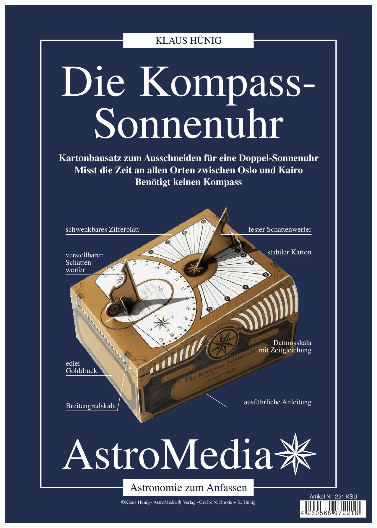 Vorderes Coverbild Die Kompass-Sonnenuhr