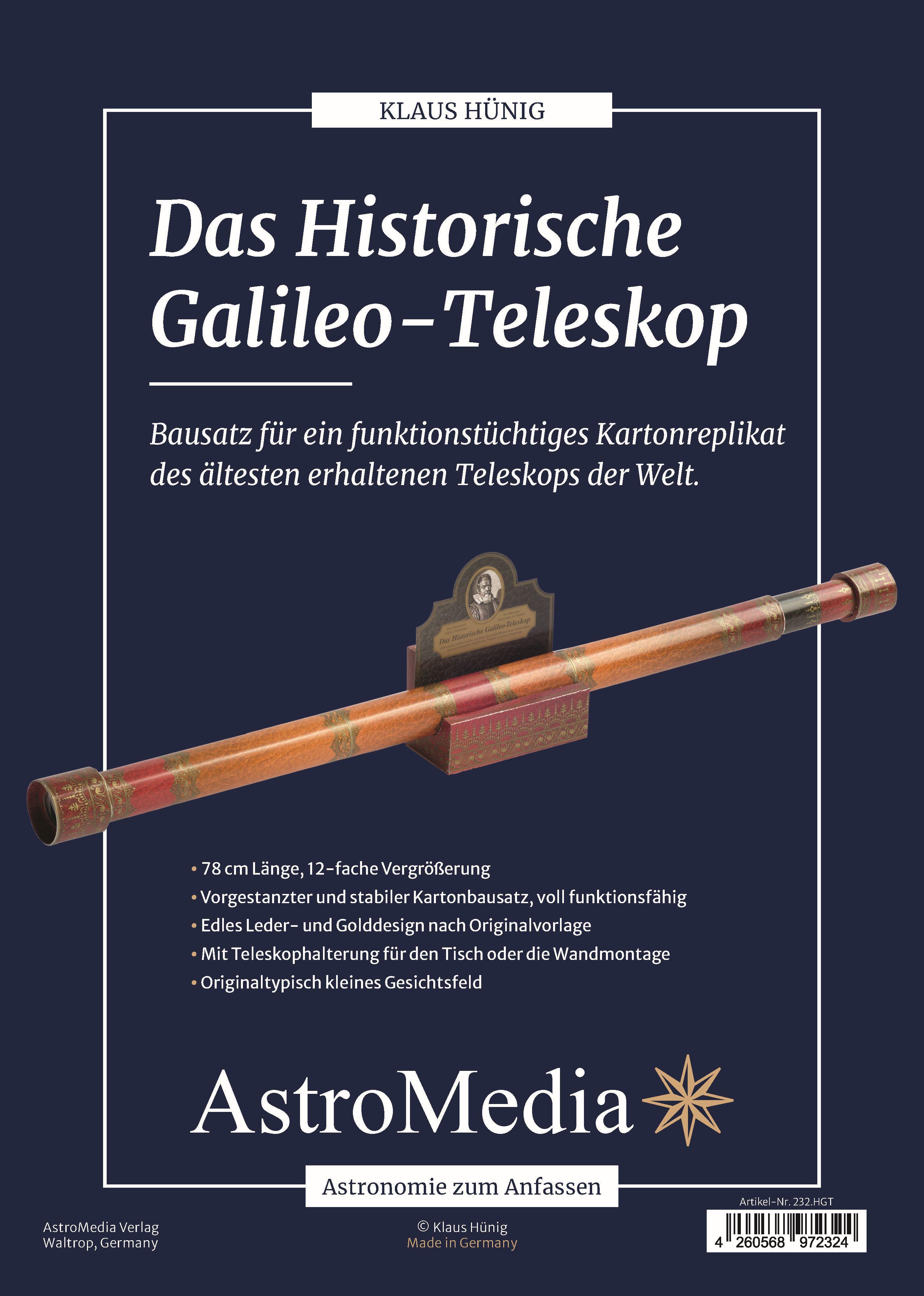 Vorderes Coverbild Das Historische Galileo-Teleskop