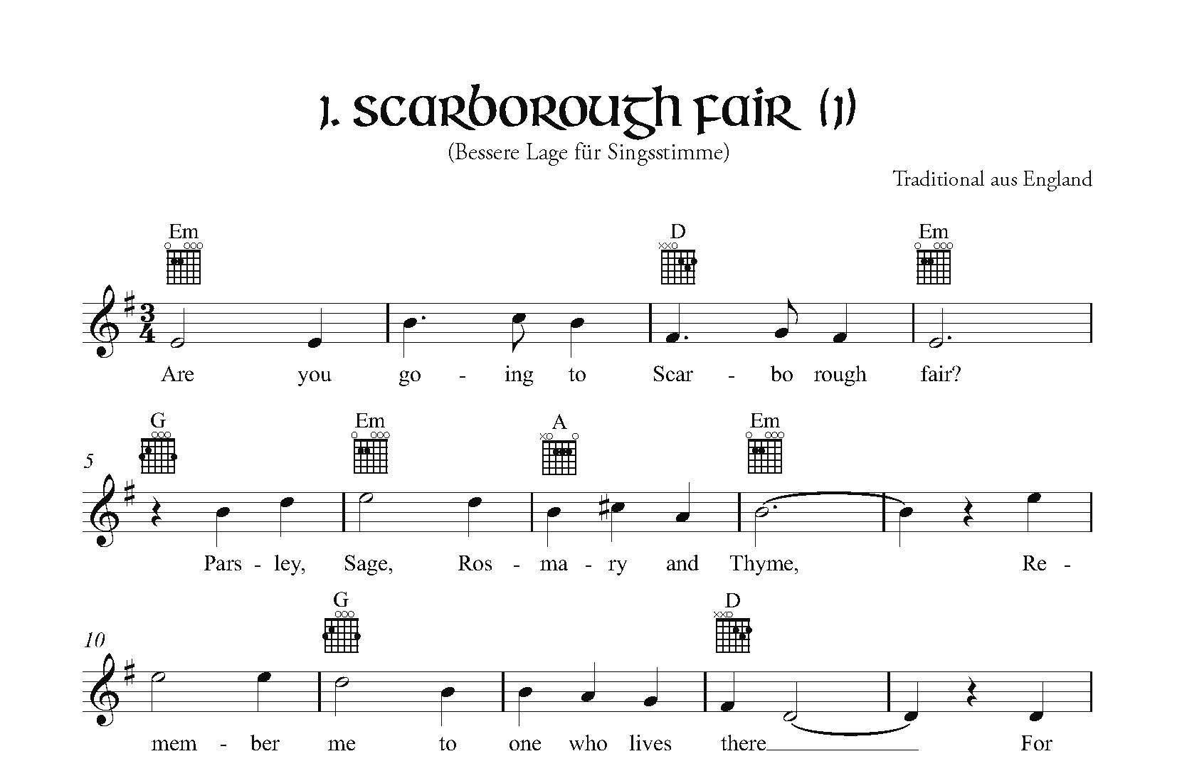 Beispielinhalt (Bild) More Celtic Ballads