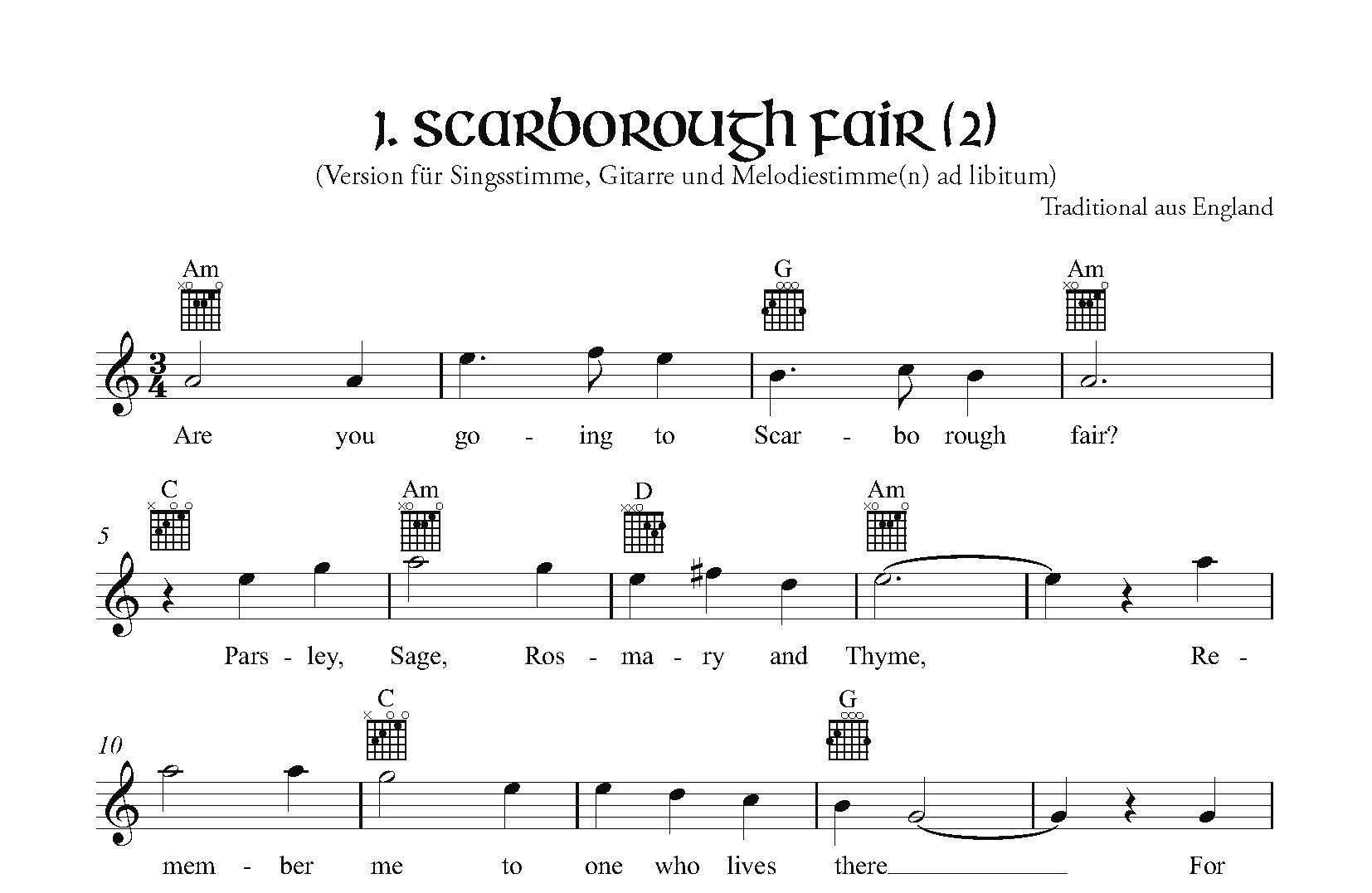 Beispielinhalt (Bild) More Celtic Ballads