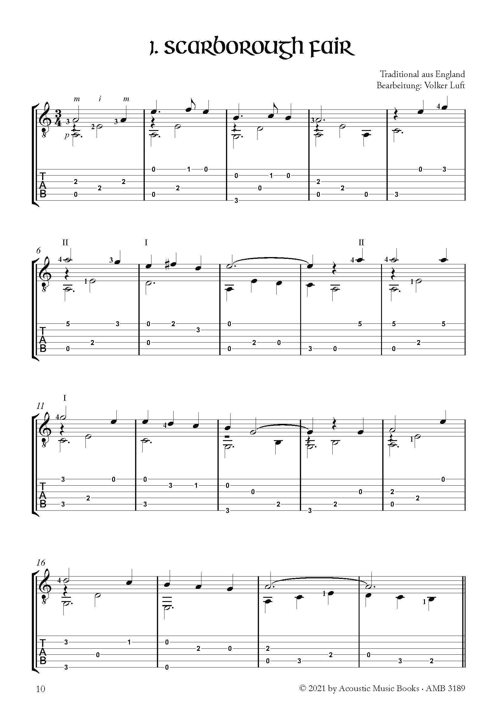 Beispielinhalt (Bild) More Celtic Ballads