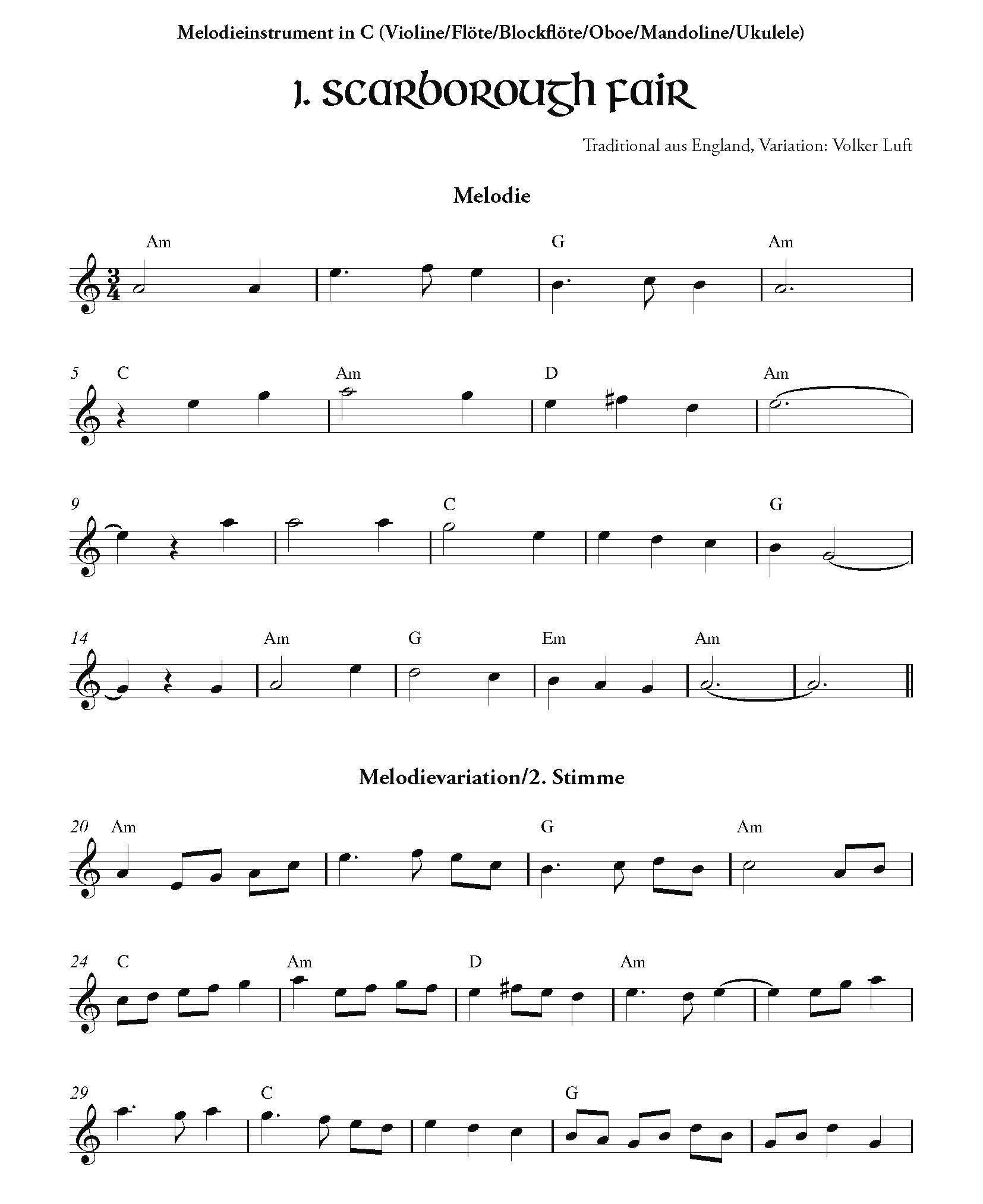 Beispielinhalt (Bild) More Celtic Ballads