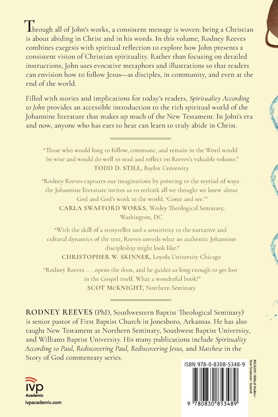 Rückseitencover Spirituality According to John