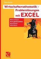 Vorderes Coverbild Wirtschaftsmathematik - Problemlösungen mit EXCEL