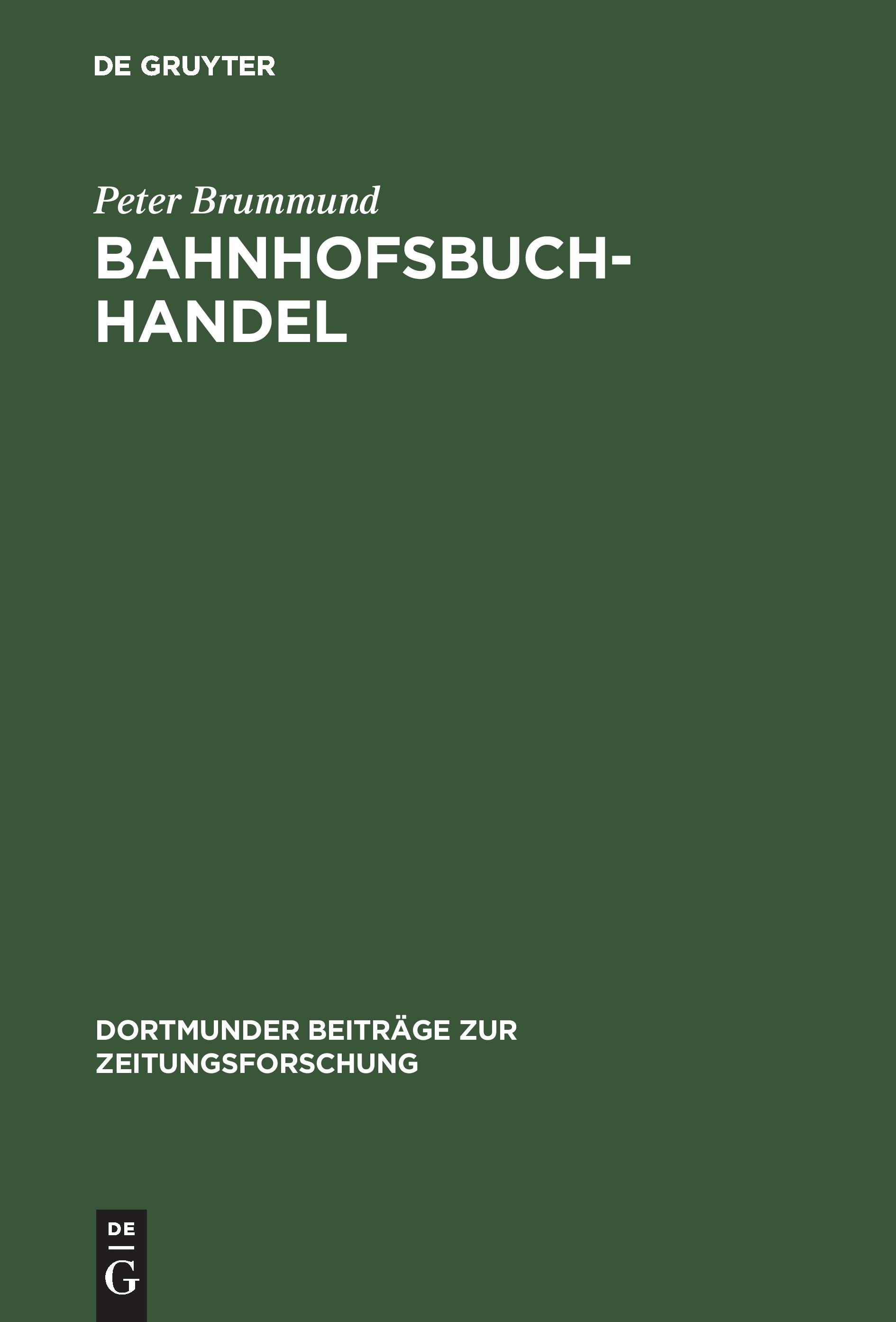 Vorderes Coverbild Bahnhofsbuchhandel