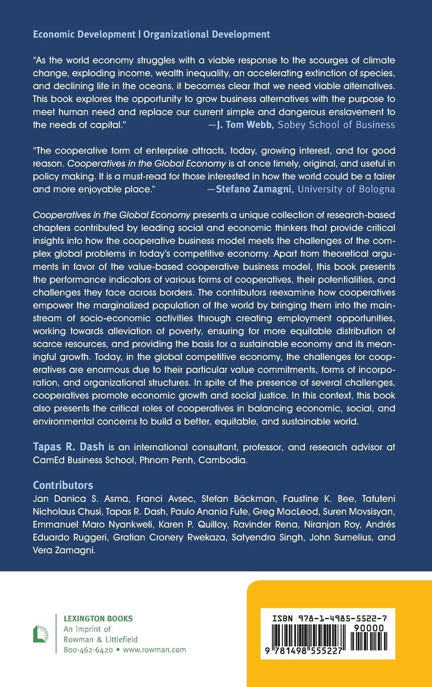 Rückseitencover Cooperatives in the Global Economy
