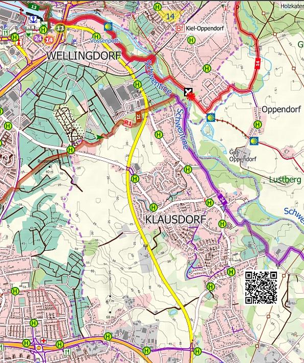 Beispielinhalt (Bild) Kieler Wanderatlas