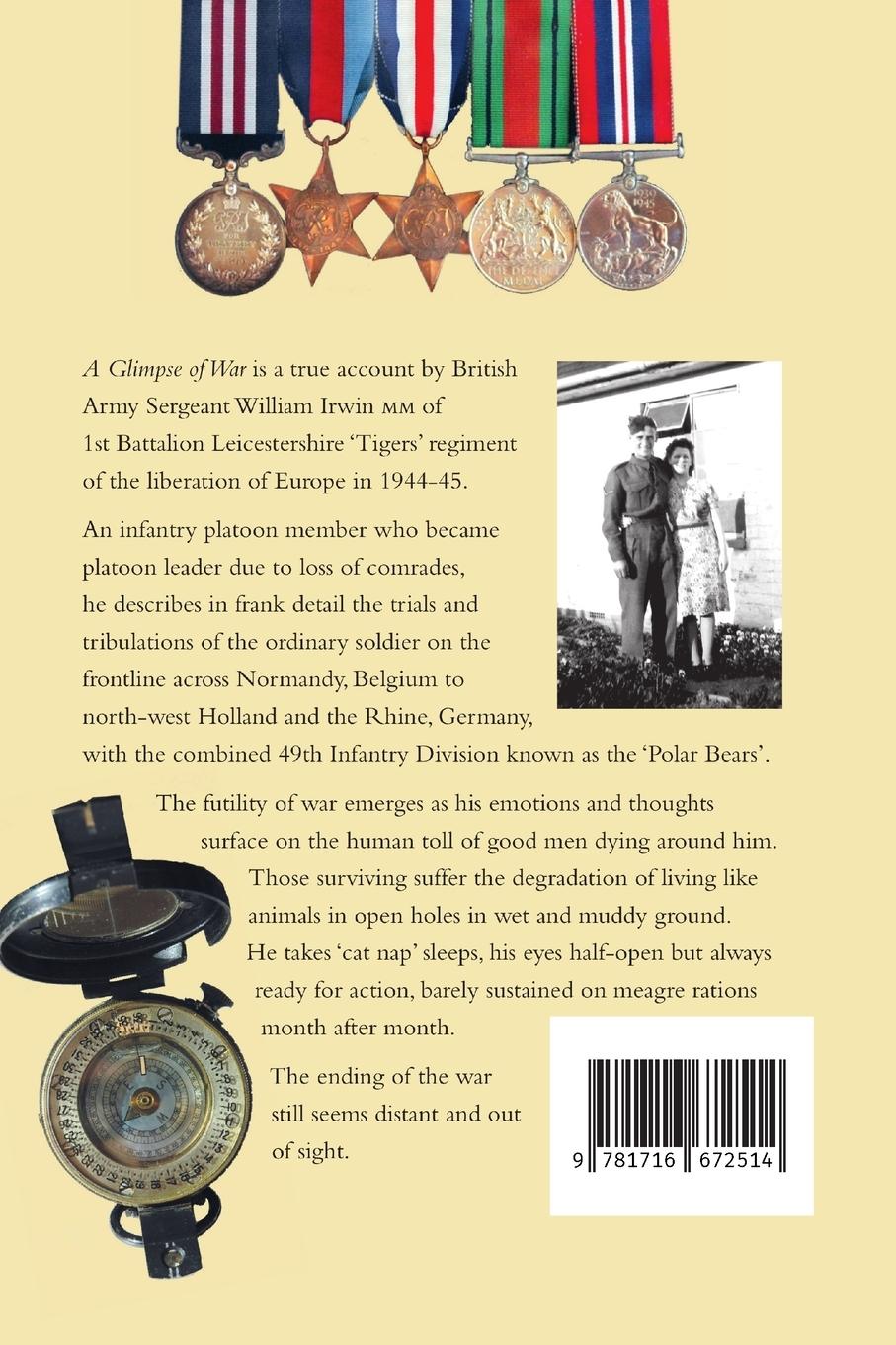 Rückseitencover Glimpse of War