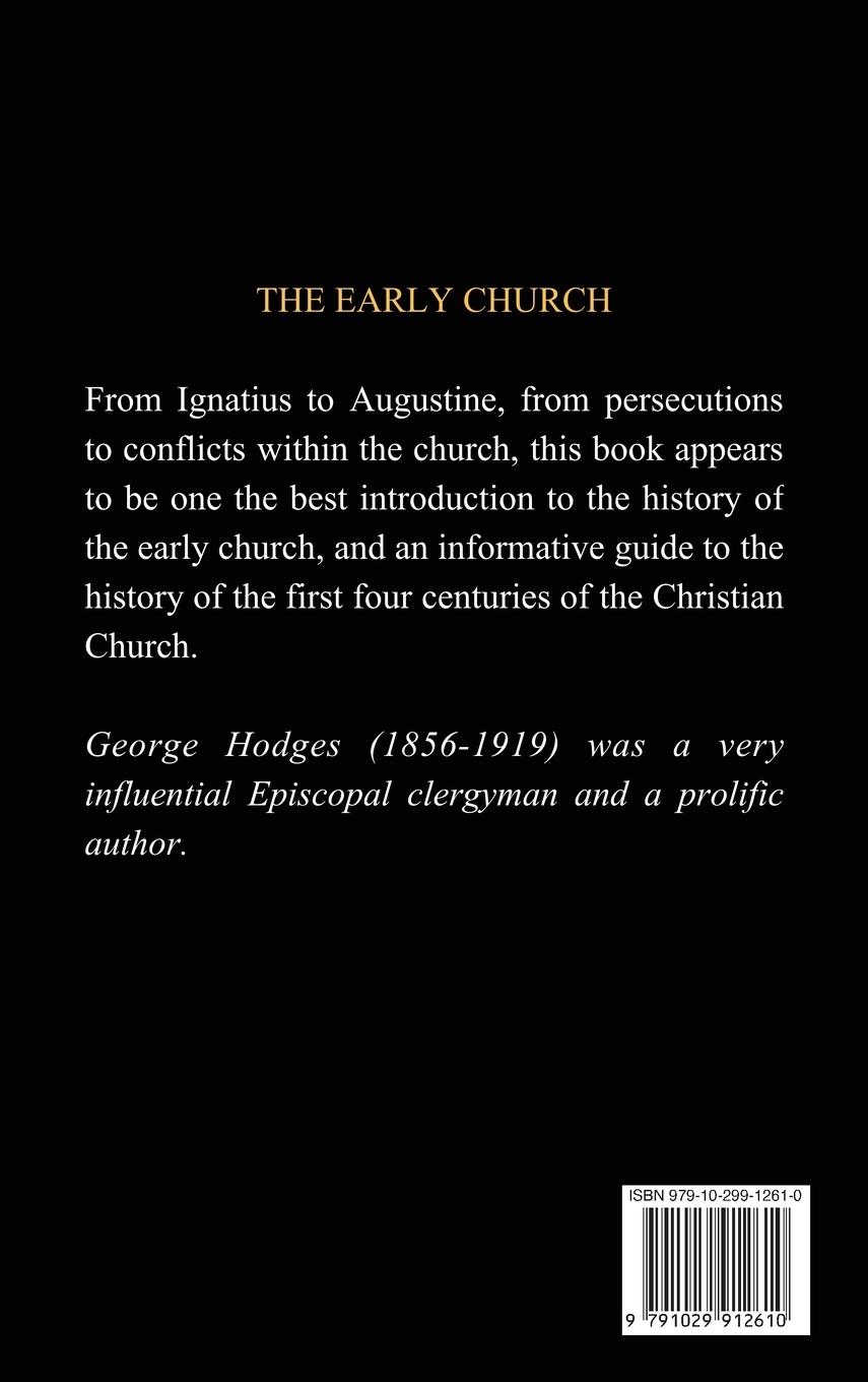 Rückseitencover The Early Church