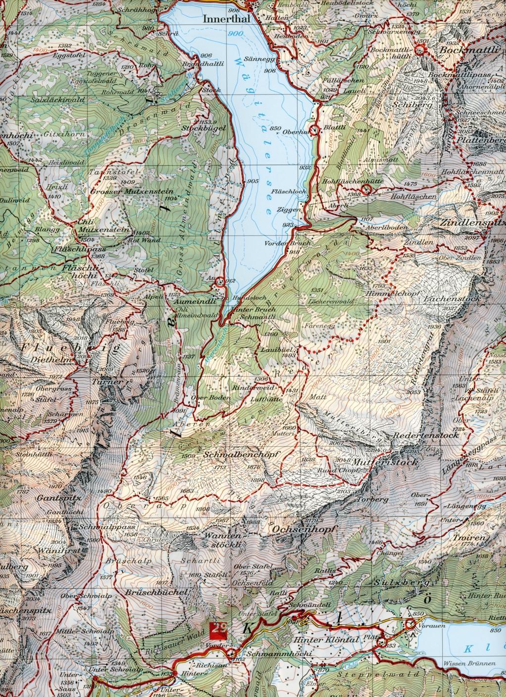 Beispielinhalt (Bild) Swisstopo 1 : 33 333 Hoch-Ybrig