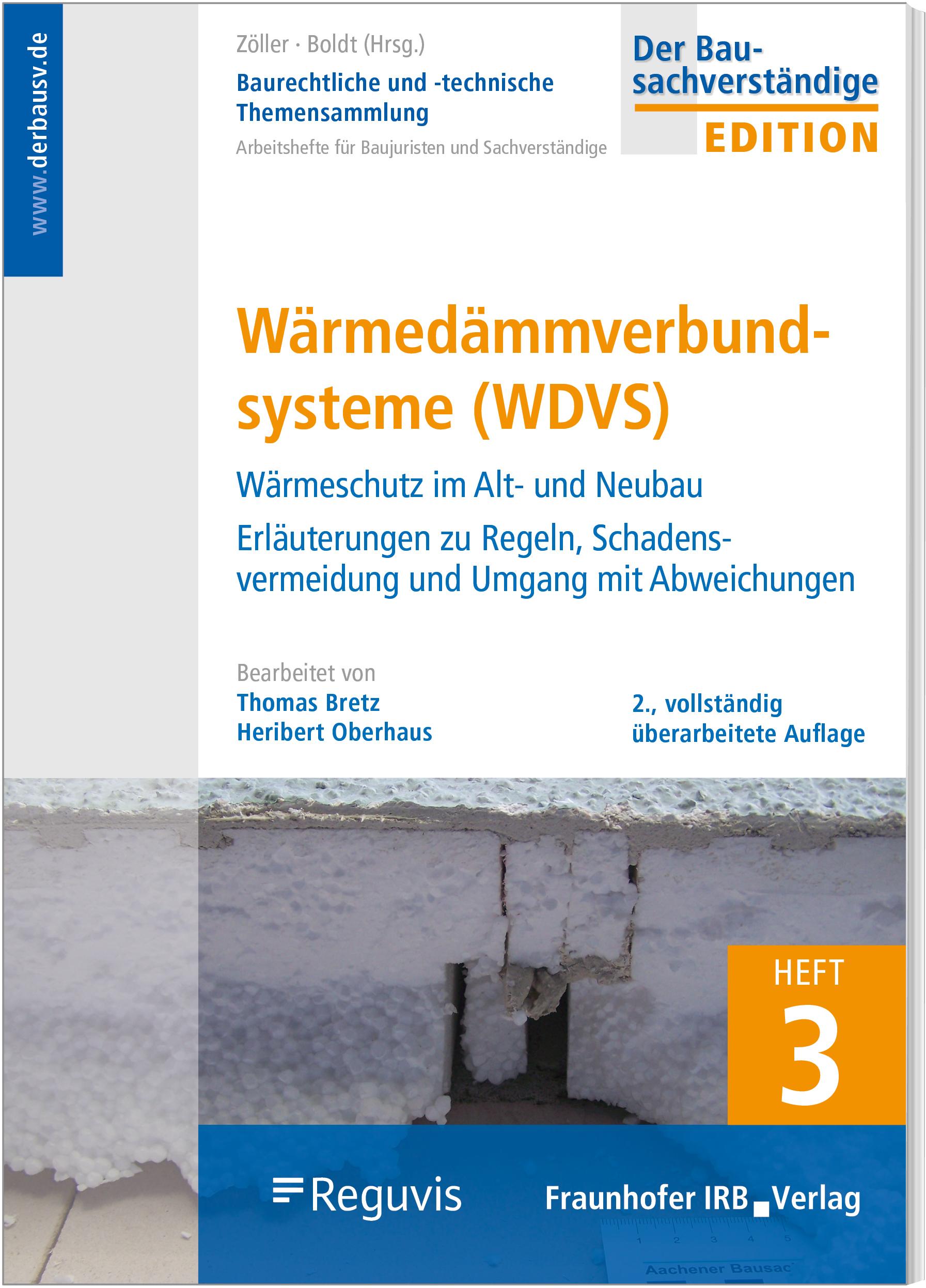 Vorderes Coverbild Wärmedämmverbundsysteme (WDVS)